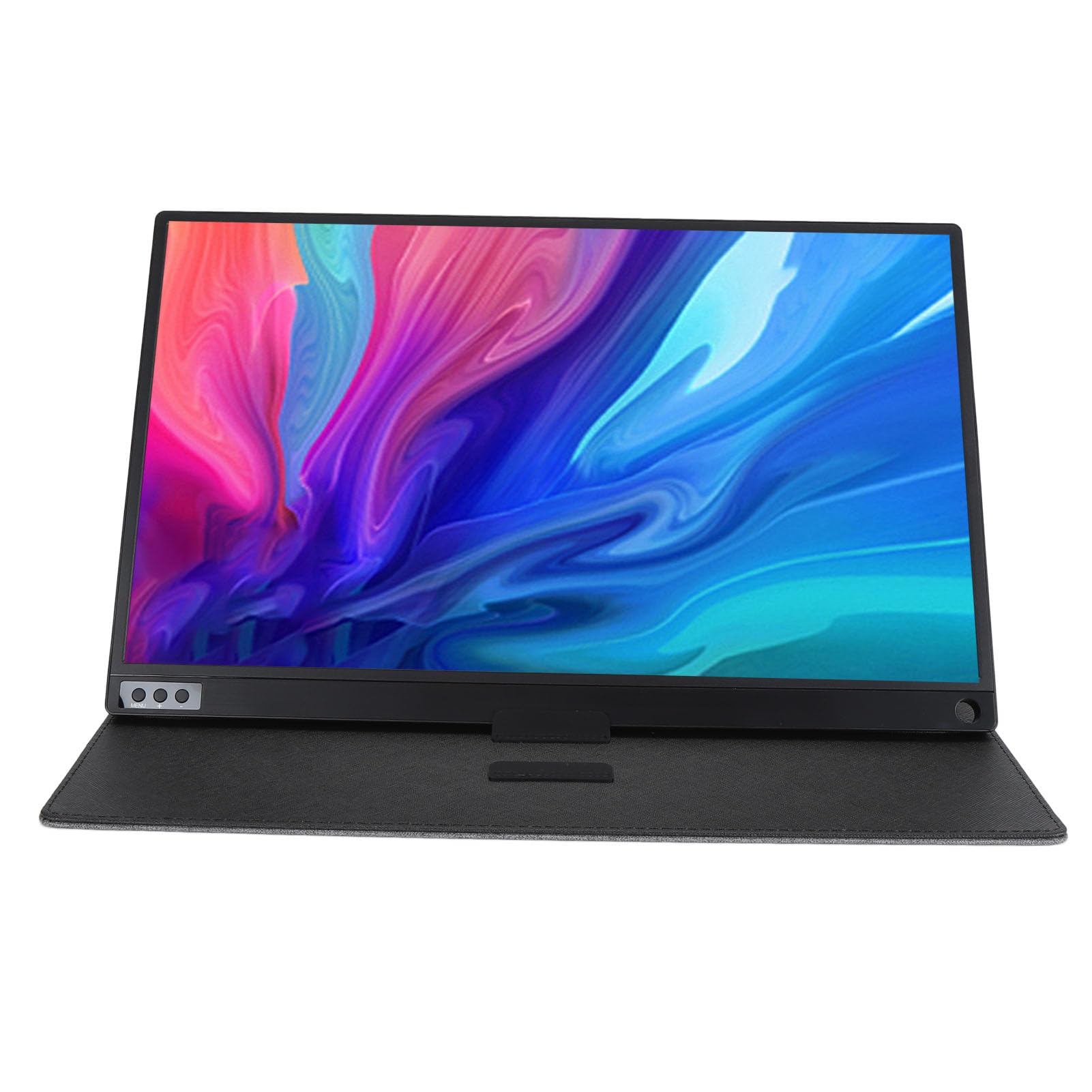 Gugxiom 16.1 Inch Portable Monitor for Laptop - 1920x1080P FHD USB C HDMI External Display, HDR IPS Gaming Screen with Smart Cover & Built-in Speakers | Second Screen for PC, Mac, Smartphone | Perfect for Work, Gaming & Travel