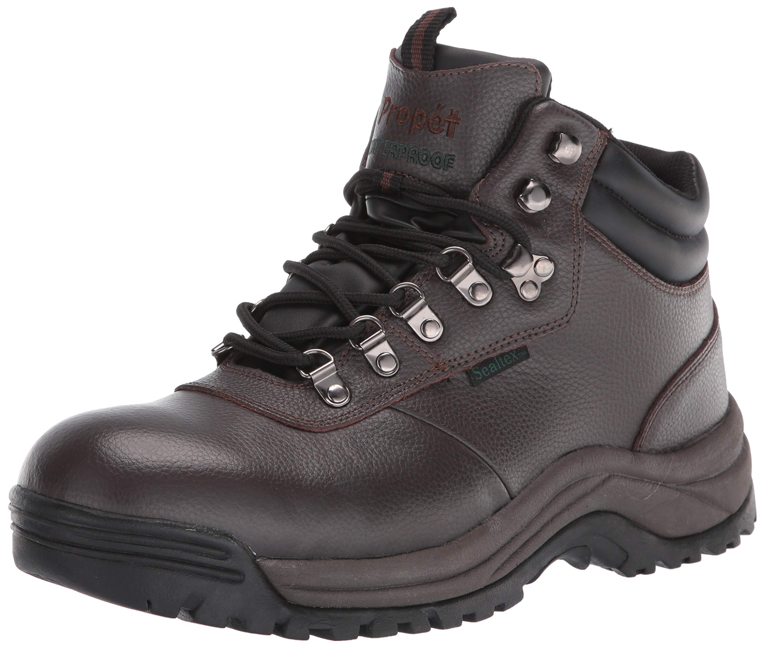 Propet Men's Cliff Walker Hiking & Casual Ankle Boots - Black | Waterproof Outdoor Shoes for Walking, Travel & Everyday Wear