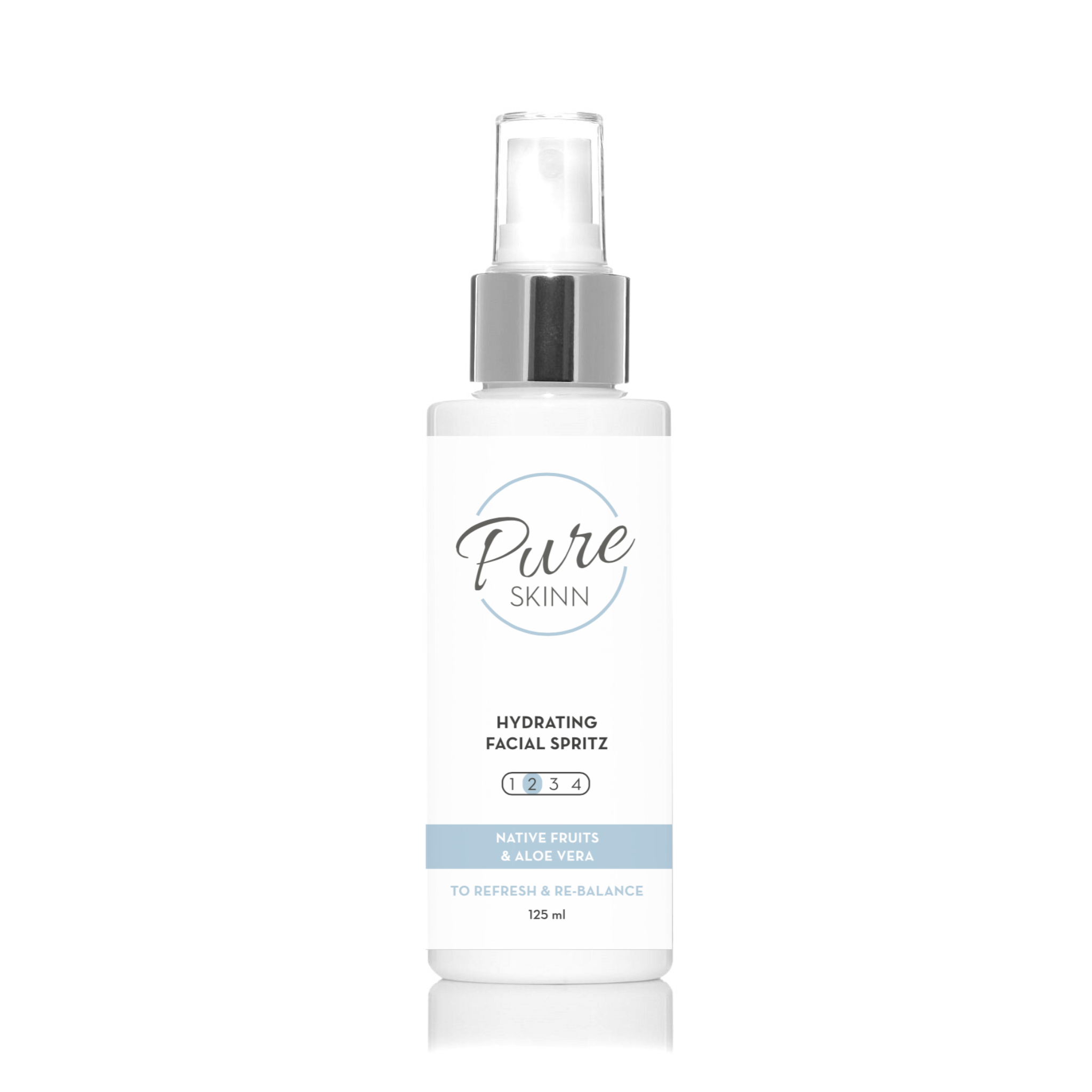 Hydrating Facial Spritz - Refreshing Rose Water Spray for Dry Skin, Face Mist with Hyaluronic Acid & Vitamin E - Perfect for Makeup Setting, Gym, Travel & Daily Skincare Routine