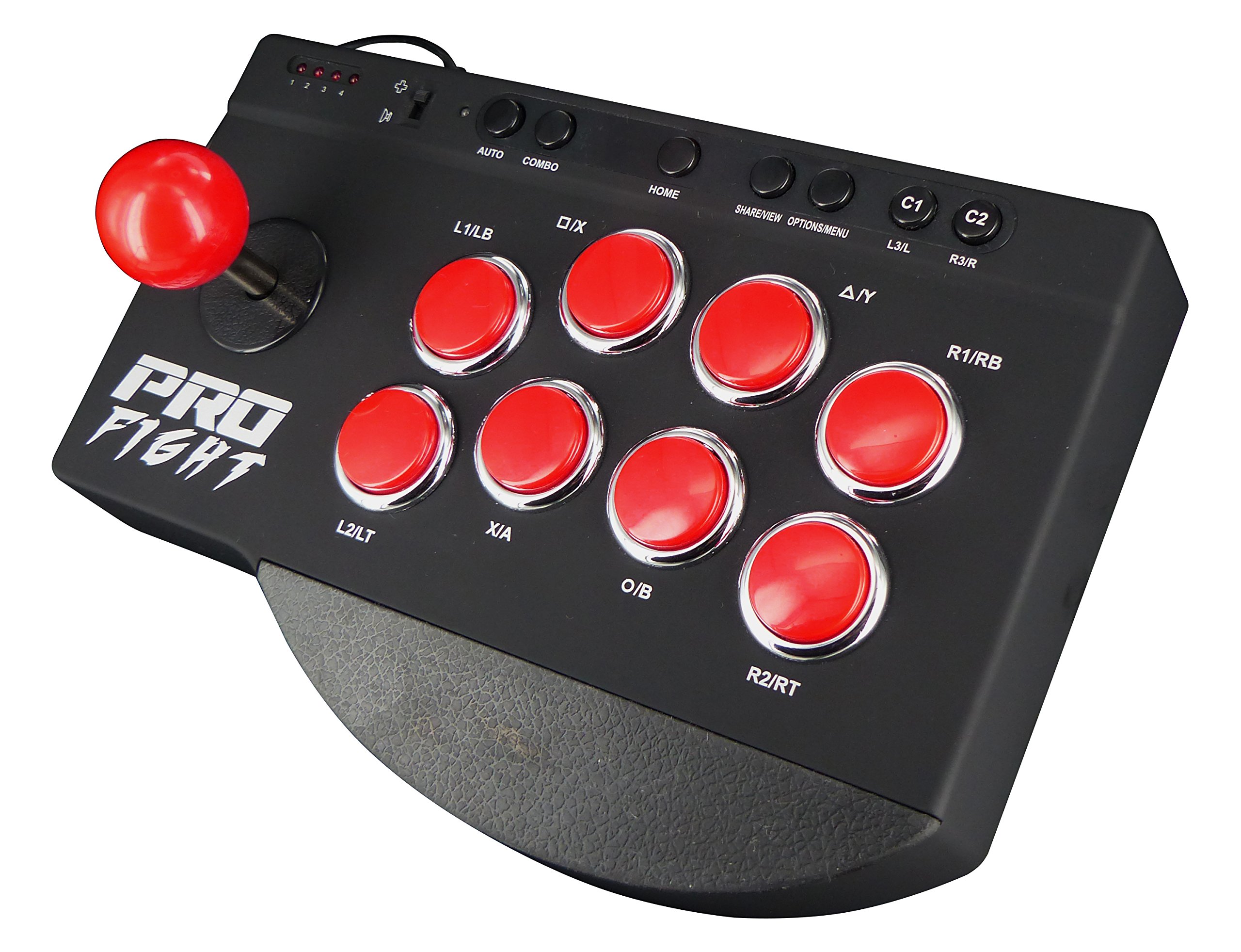 Pro Fight Arcade Joystick for PS4/PS5/Xbox One/PC - Tournament Grade Fighting Game Controller for Street Fighter, Tekken & Mortal Kombat - Perfect for Esports & Home Gaming Battles