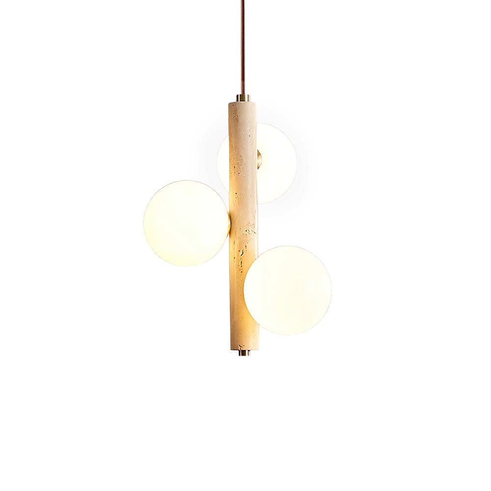 Modern Glass Ball Spheres Pendant Lamp - Stylish Hanging Light Fixture for Dining Room, Kitchen, or Living Room Decor