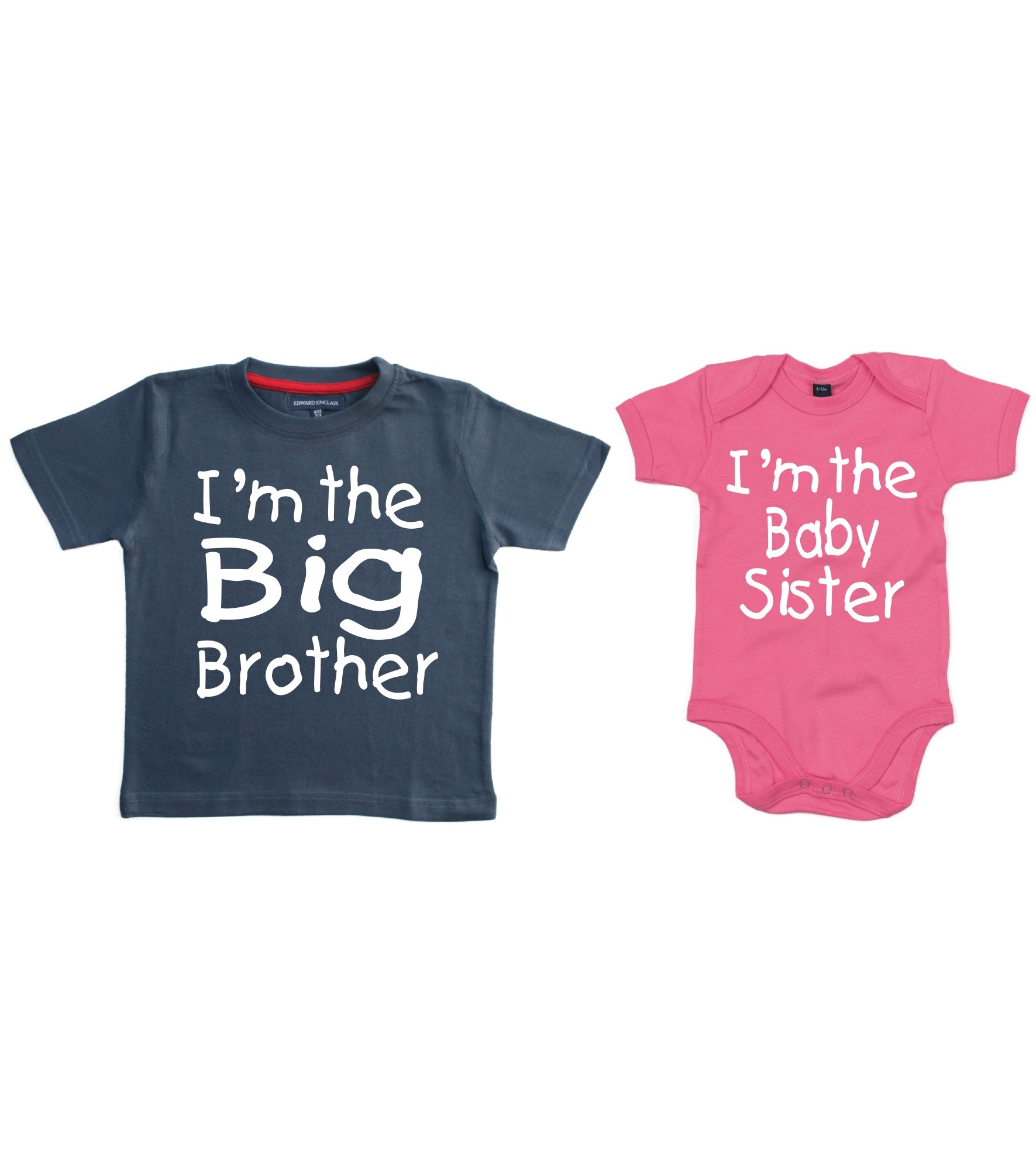 Edward Sinclair Little Boys' Matching Big Brother T-Shirt - Cute Sibling Outfits for Family Photos & Special Occasions