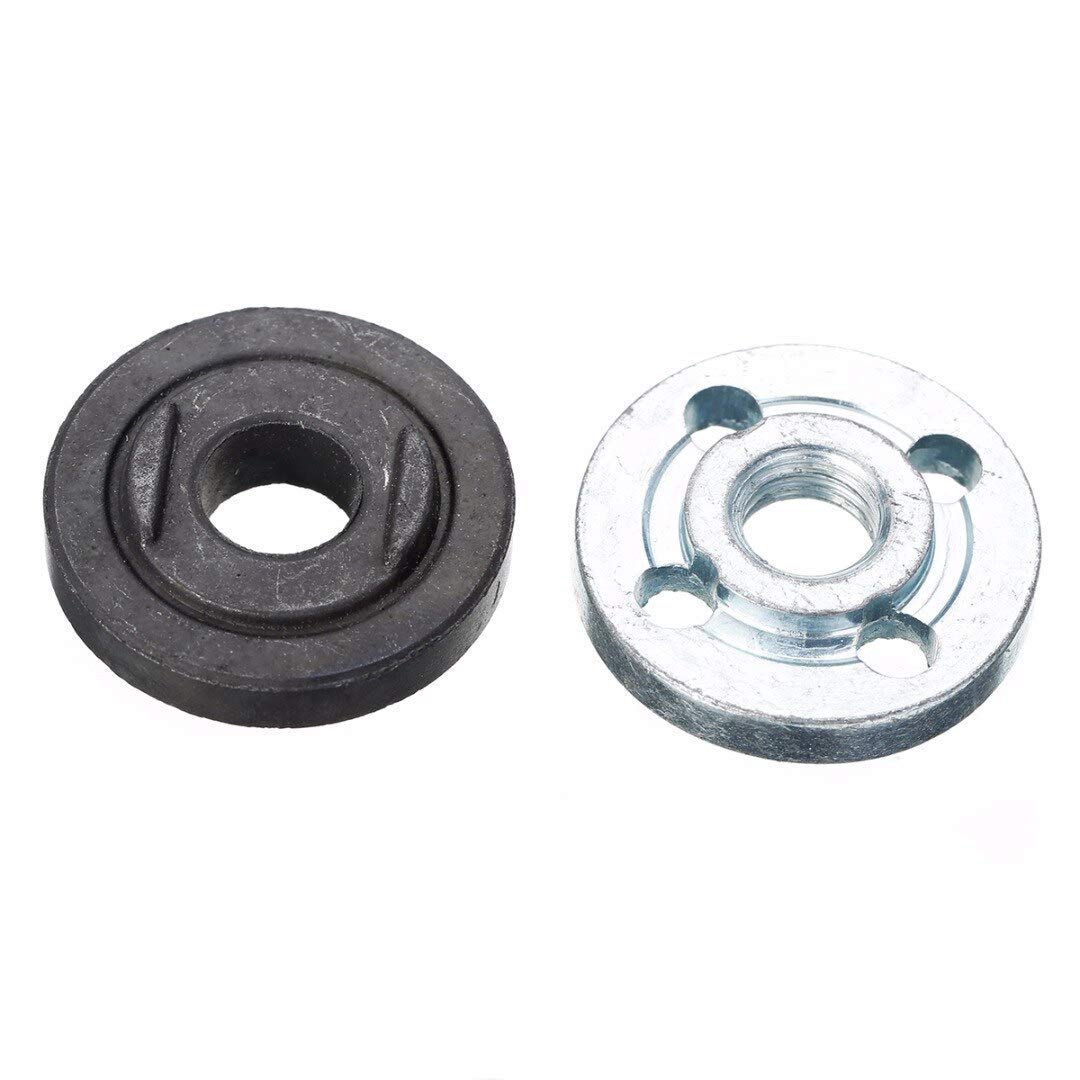 M10 Angle Grinder Flange Kit - Replacement Lock Nut & Inner Outer Set for M.C Power Tools - Perfect for DIY Projects & Metalworking