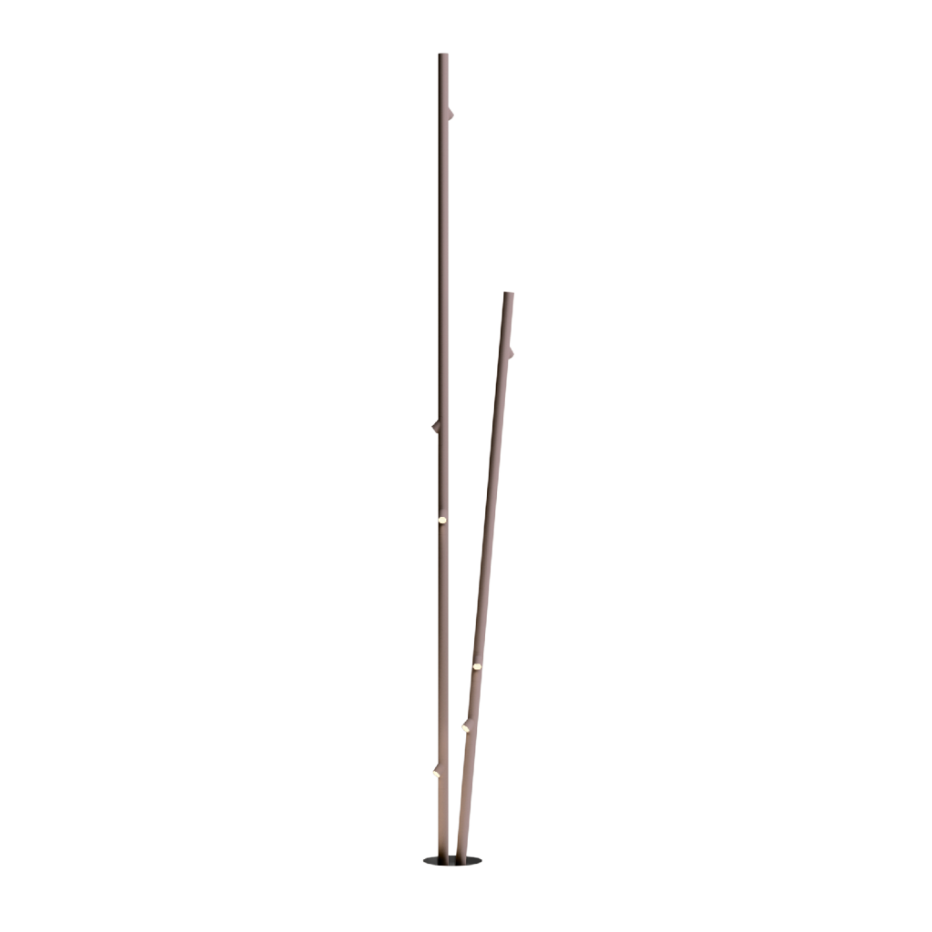 Eco-Friendly Bamboo Outdoor Lamp - Waterproof Solar Powered Garden Light for Patio, Yard, and Pathway Decor | Perfect for Backyard, Camping, and Landscape Lighting