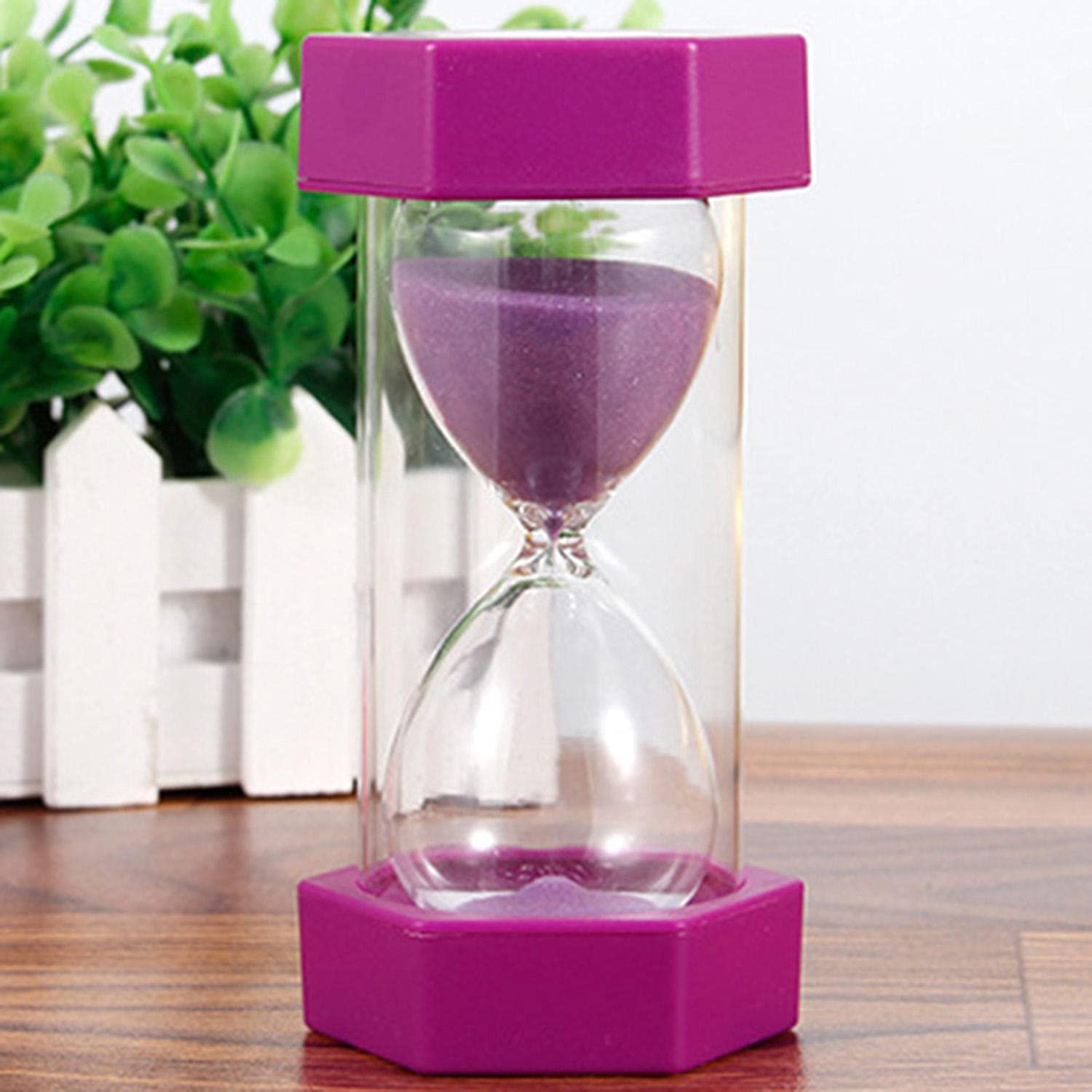 5 Minute Sand Timer Hourglass - Kitchen Timer, Kids Game, Classroom Tool, Meditation Aid, Gift for Students & Teachers (AA Battery)