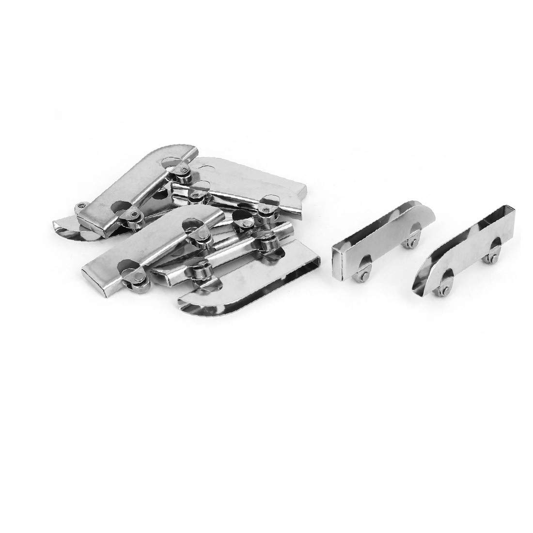 X-DREE 10pcs Silver Tone 5mm Sliding Door Rollers for Wardrobe Cupboard - Smooth Gliding Wheel Replacement Parts for Furniture Closet & Storage Cabinets