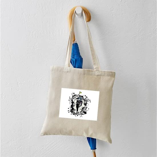 Emmett and Bay Natural Canvas Tote Bag - Eco-Friendly Reusable Shopping Bag for Groceries, Beach, Work & Daily Use