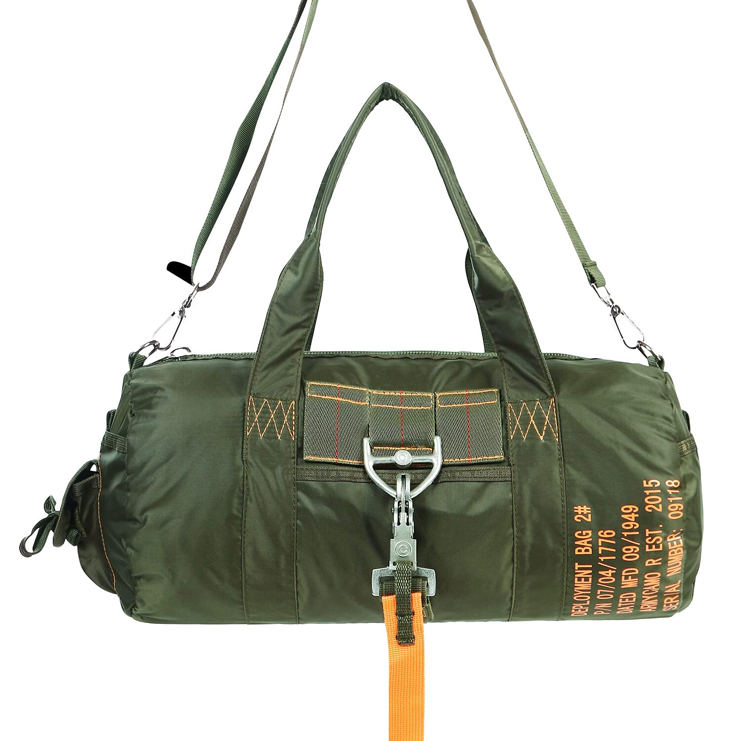 Greencity Small Gym Bag - Waterproof Lightweight Duffle Bag for Travel, Sports & Workout - Tactical Parachute Weekender Tote for Women & Men - Perfect for Gym, Weekend Trips & Outdoor Activities