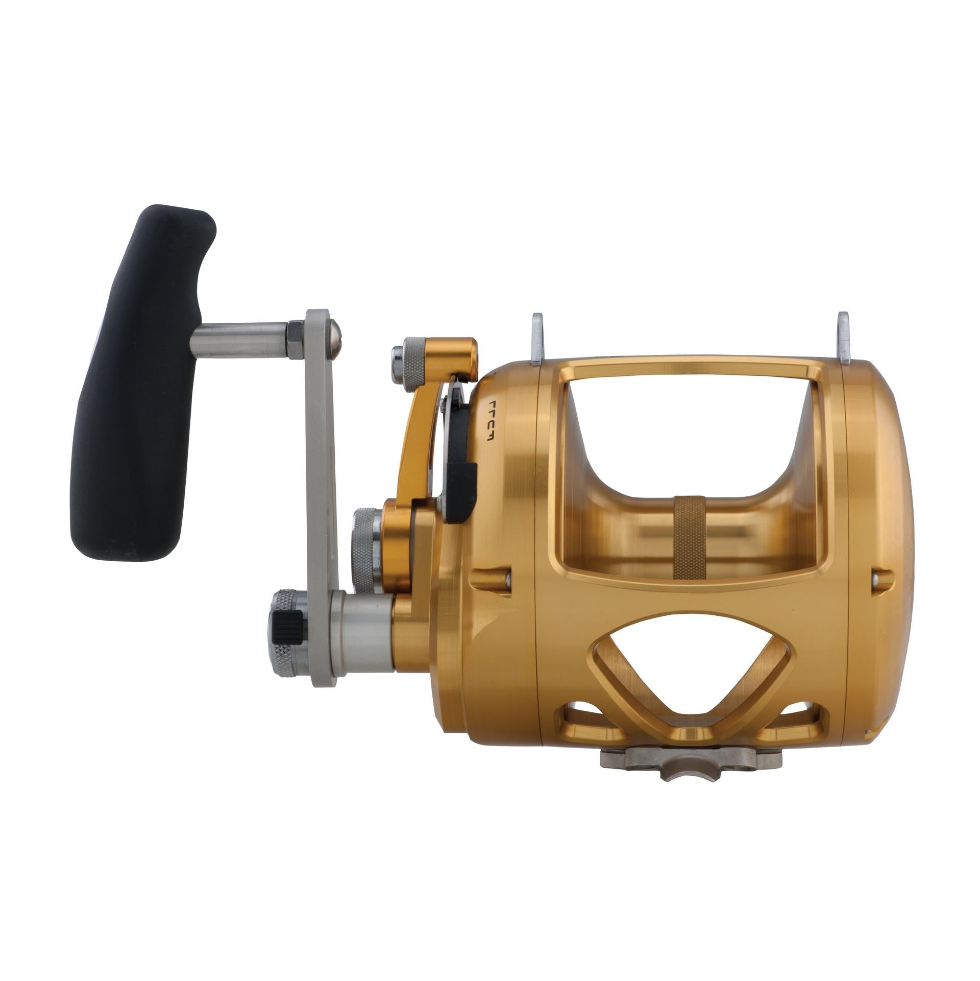 International® VIS Two Speed Conventional Fishing Reel - Saltwater & Freshwater Angling Gear for Offshore & Inshore Fishing