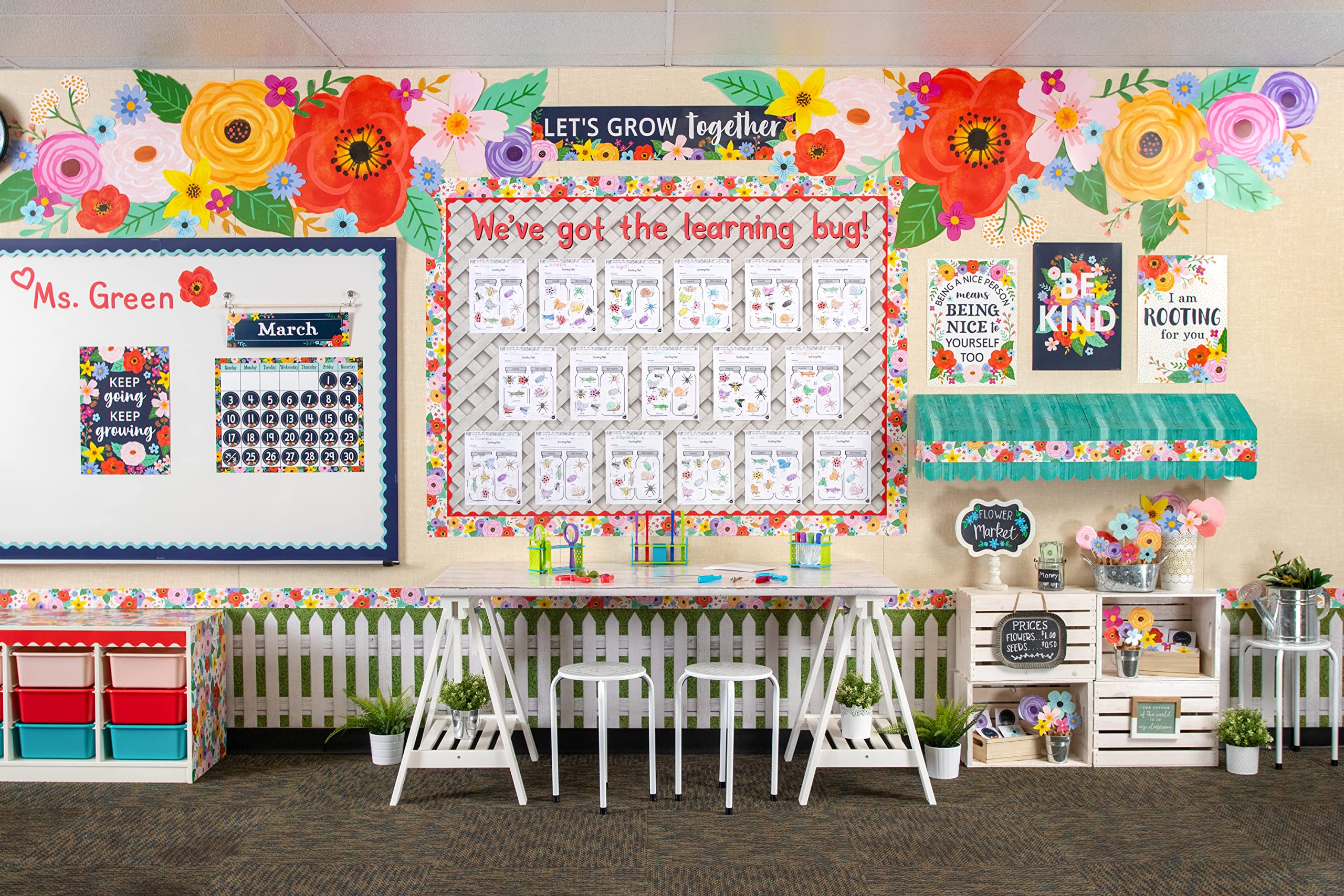 Teacher Created Resources Red Border Trim for Classroom Bulletin Boards, 35ft Roll - Perfect for School Decor, DIY Projects, and Party Backdrops (4174)
