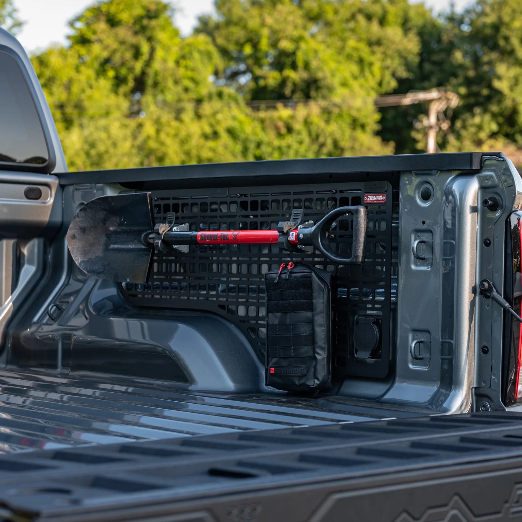 2023+ Chevy Colorado & GMC Canyon Bedside Rack MOLLE Panel System - Heavy Duty Truck Storage Organizer for Camping, Off-Road & Work Gear