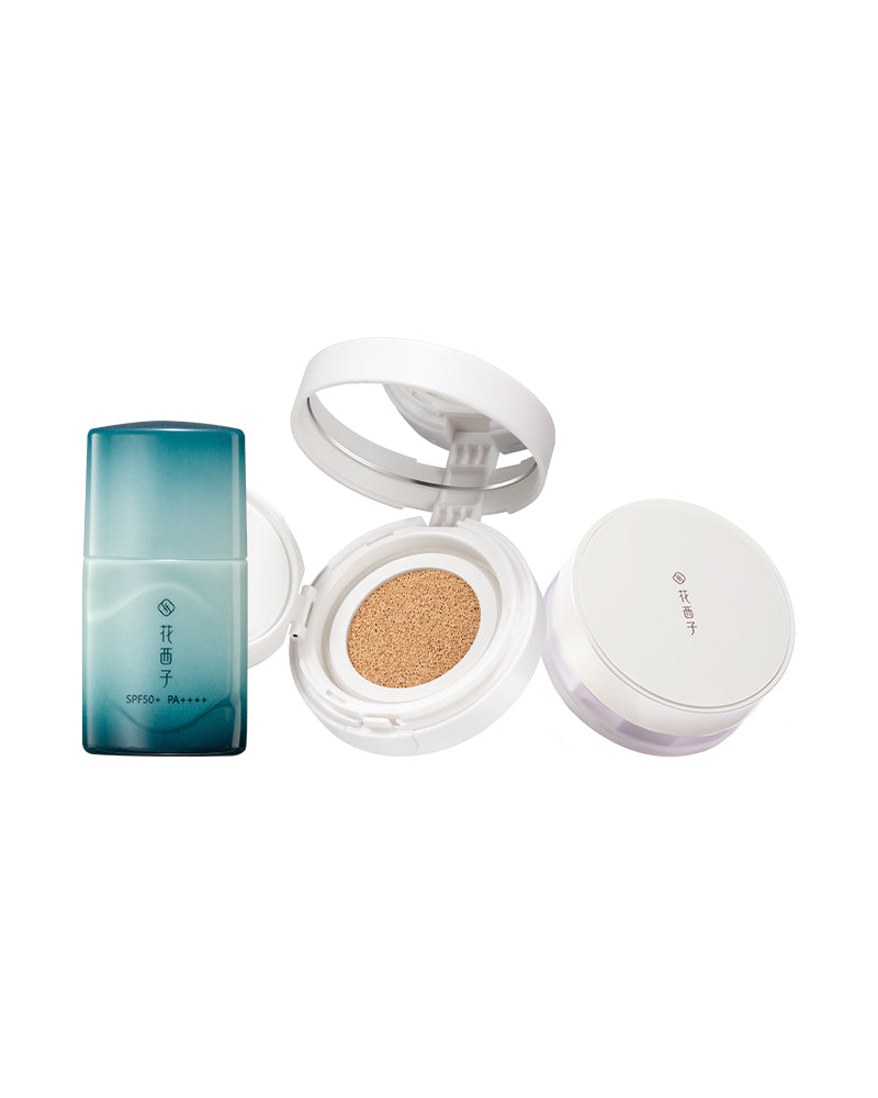 Daily Defense Glow Trio - Brightening Skincare Set with Vitamin C, Niacinamide & Hyaluronic Acid | Perfect for Morning Routine & Anti-Aging Care