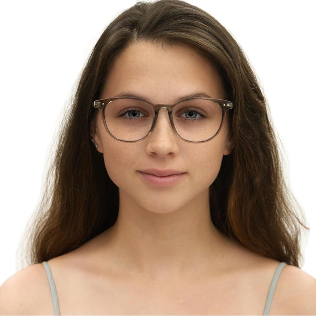 ScreenTime Billie Blue Light Blocking Computer Glasses with Anti-Reflective Coating - Pearl Grey Reading Glasses for Women & Men - Reduce Eye Strain for Work, Gaming & Digital Screen Use