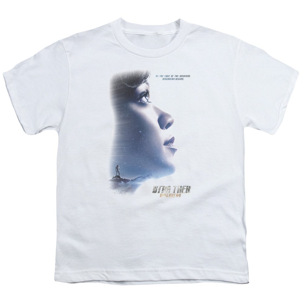 **Star Trek Discovery Unisex Youth T-Shirt for Boys & Girls - Soft Cotton Tee for Kids, Cosplay & Casual Wear**