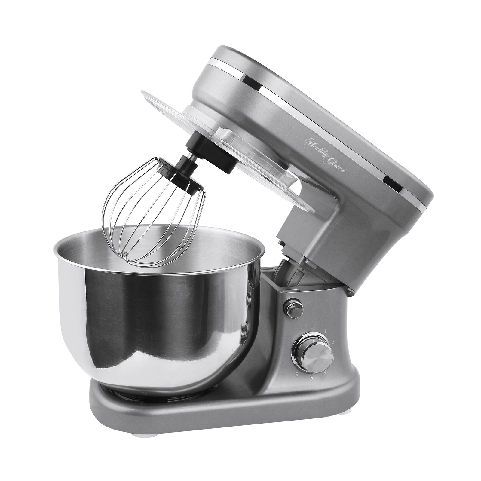 1200W 5L Titanium Stand Mixer with Whisk & Beater - Powerful Kitchen Mixer for Baking, Dough Kneading & Cake Decorating - Perfect for Home Bakers & Professional Chefs