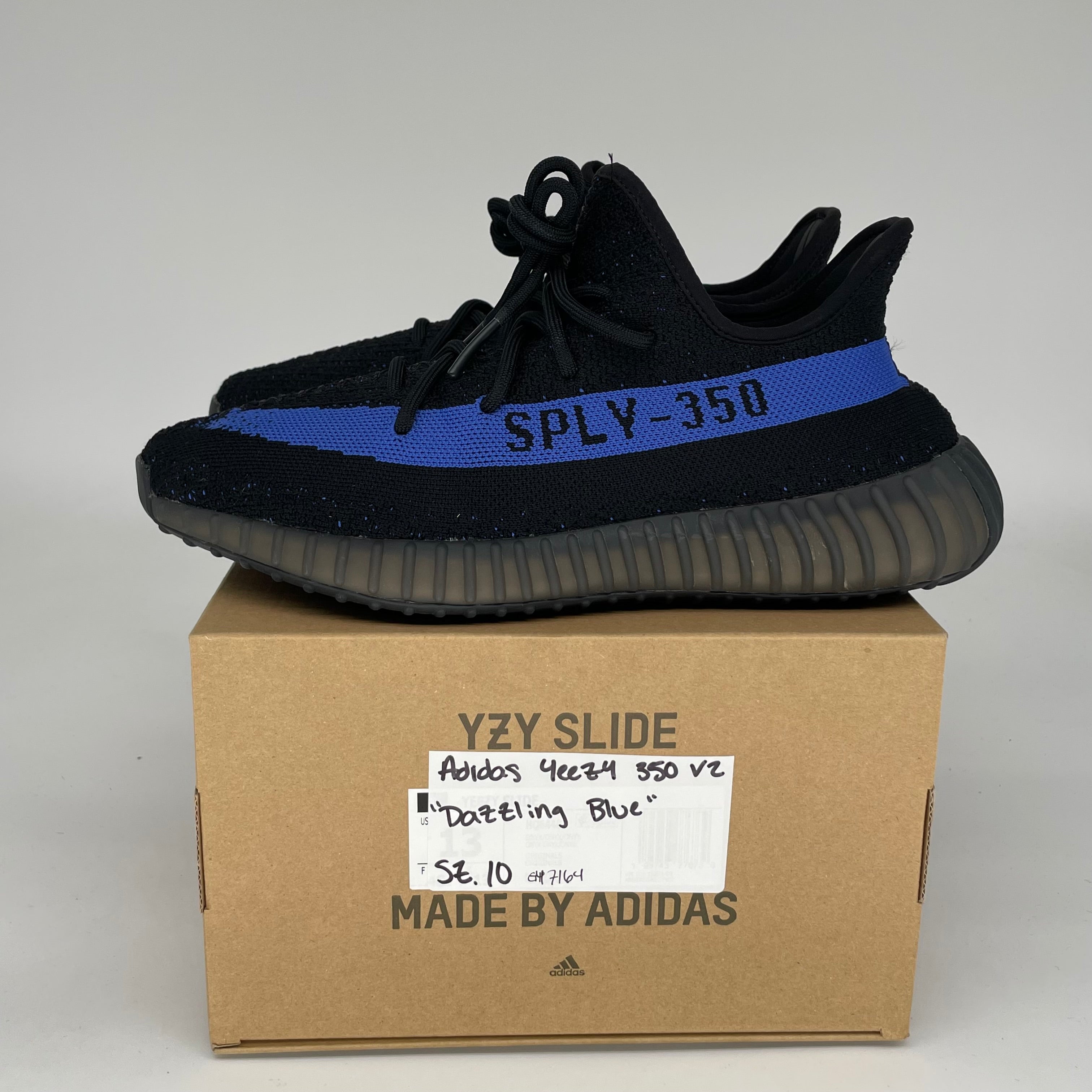 Adidas Yeezy Boost 350 V2 Dazzling Blue - Men's Size 10 Sneakers (GY7164) | Running Shoes, Casual Wear & Street Style Fashion