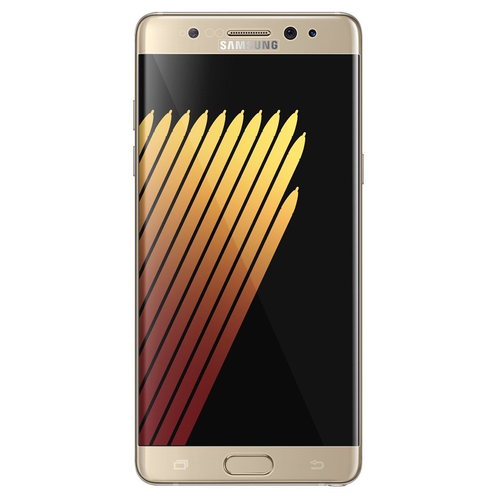 Premium AMZER Ultra HD Clear Edge-to-Edge Tempered Glass Screen Protector for Samsung Galaxy Note7 N930 - Gold | Full Coverage Curved Protection | Anti-Scratch & Bubble-Free | Perfect for Work, Travel & Daily Use