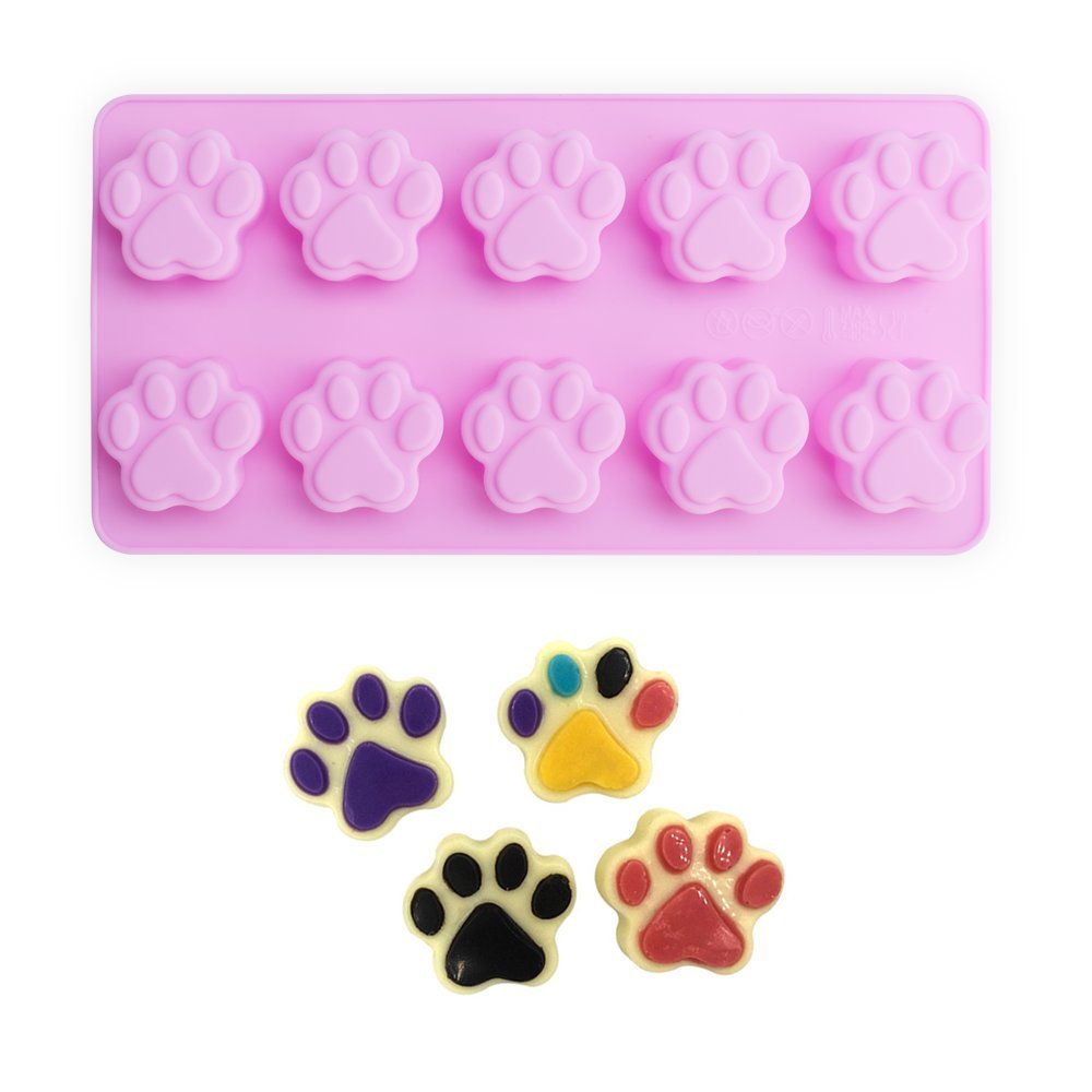 Premium Dog Treat & Flower Silicone Mold Set - Durable Baking Molds for Homemade Pet Snacks, Cupcakes & DIY Crafts - Perfect for Dog Lovers, Bakers & Party Decorations