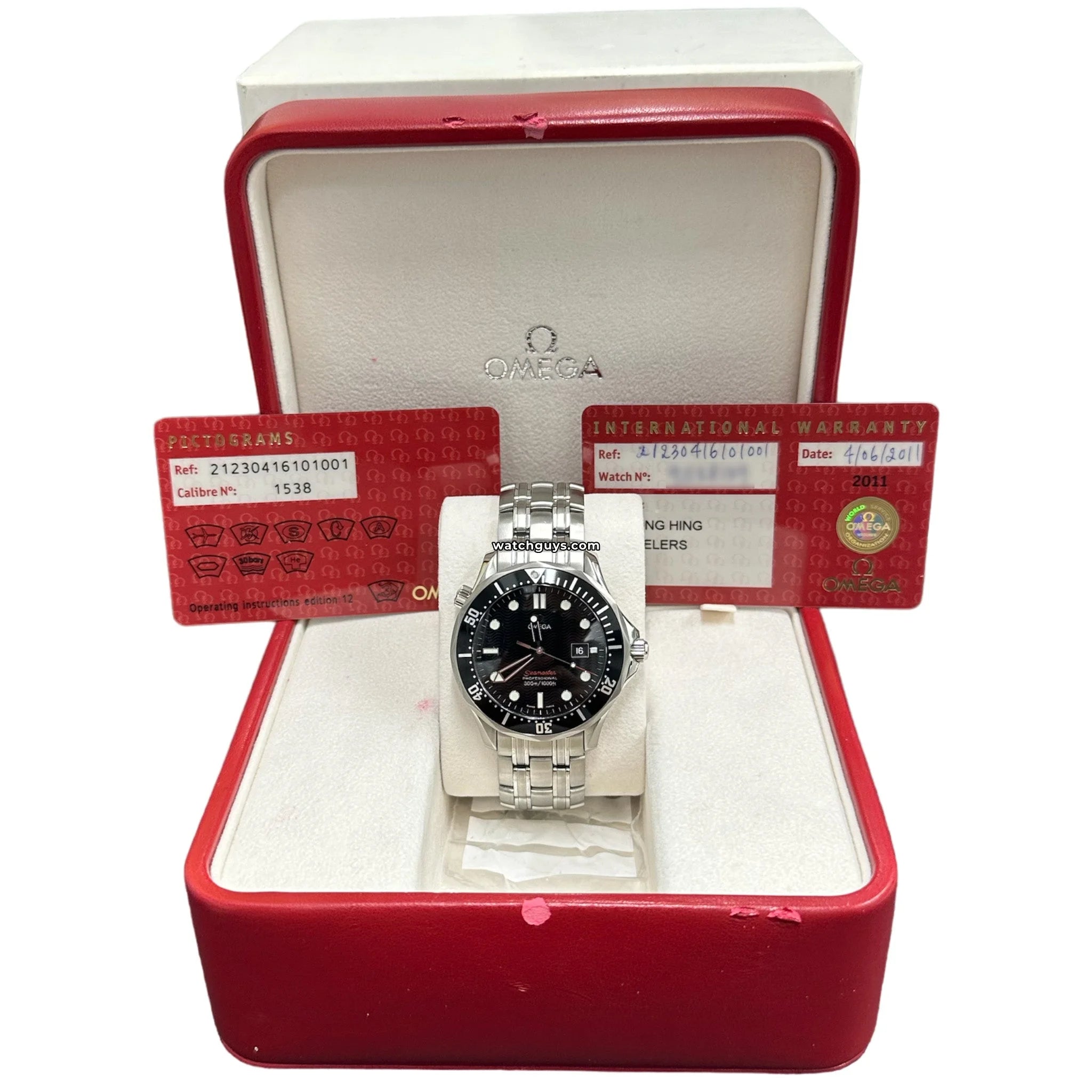 Omega Seamaster Professional 300M Diver Watch 41mm Co-Axial Chronometer - Perfect for Scuba Diving, Water Sports & Luxury Fashion Accessories
