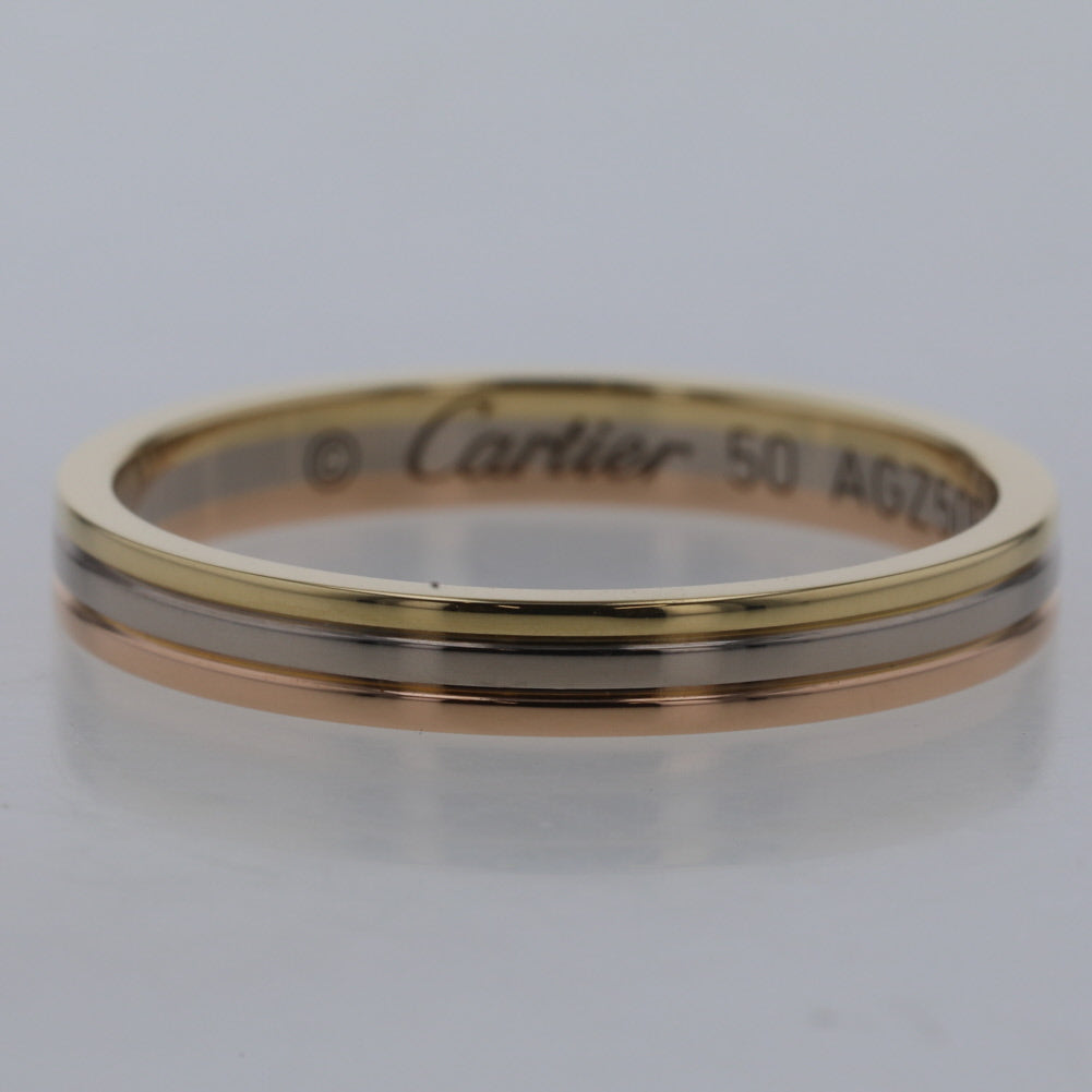 18K Gold Vendôme Louis Cartier Wedding Ring B4209900 - Elegant Luxury Band for Engagement, Anniversary & Special Occasions