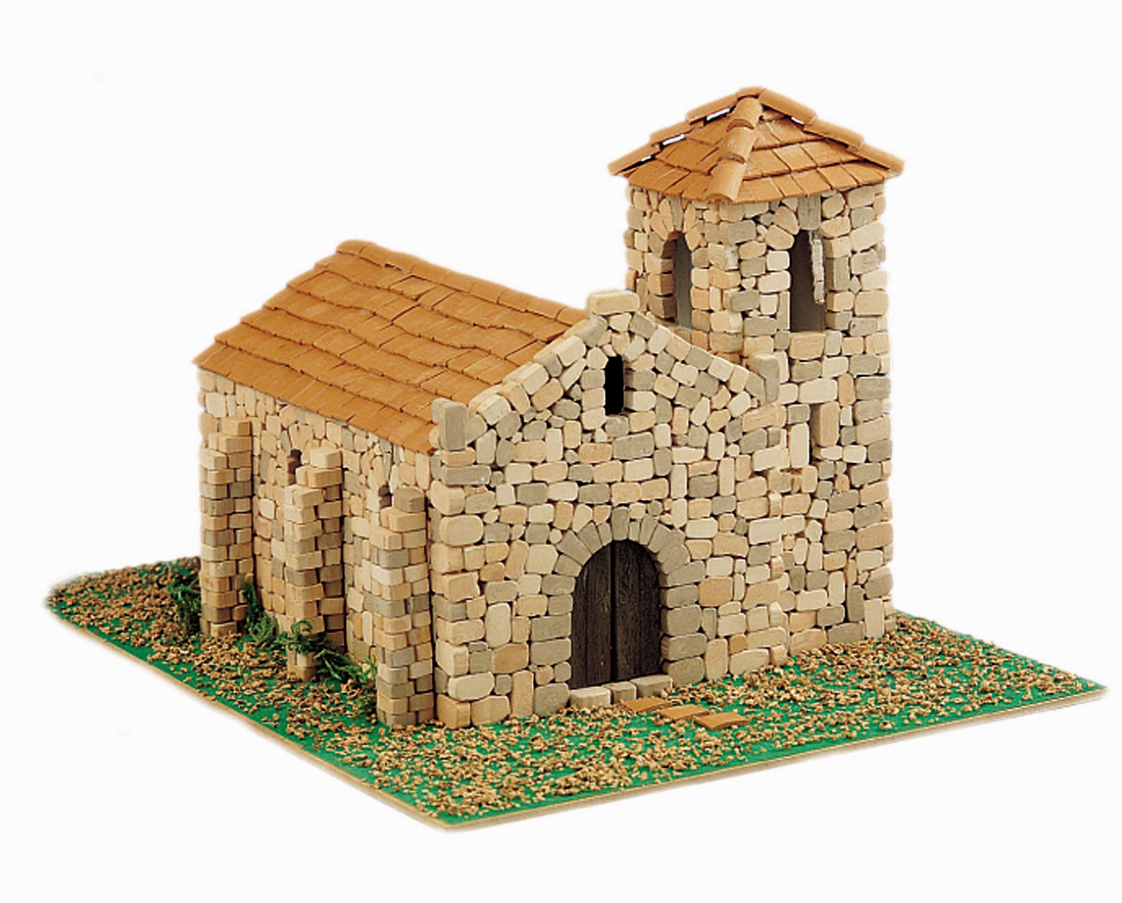 Montessori Ceramic Church Building Kit - Educational Construction Toy for Kids, DIY Architectural Model - Perfect for STEM Learning, Creative Play & Home Decor