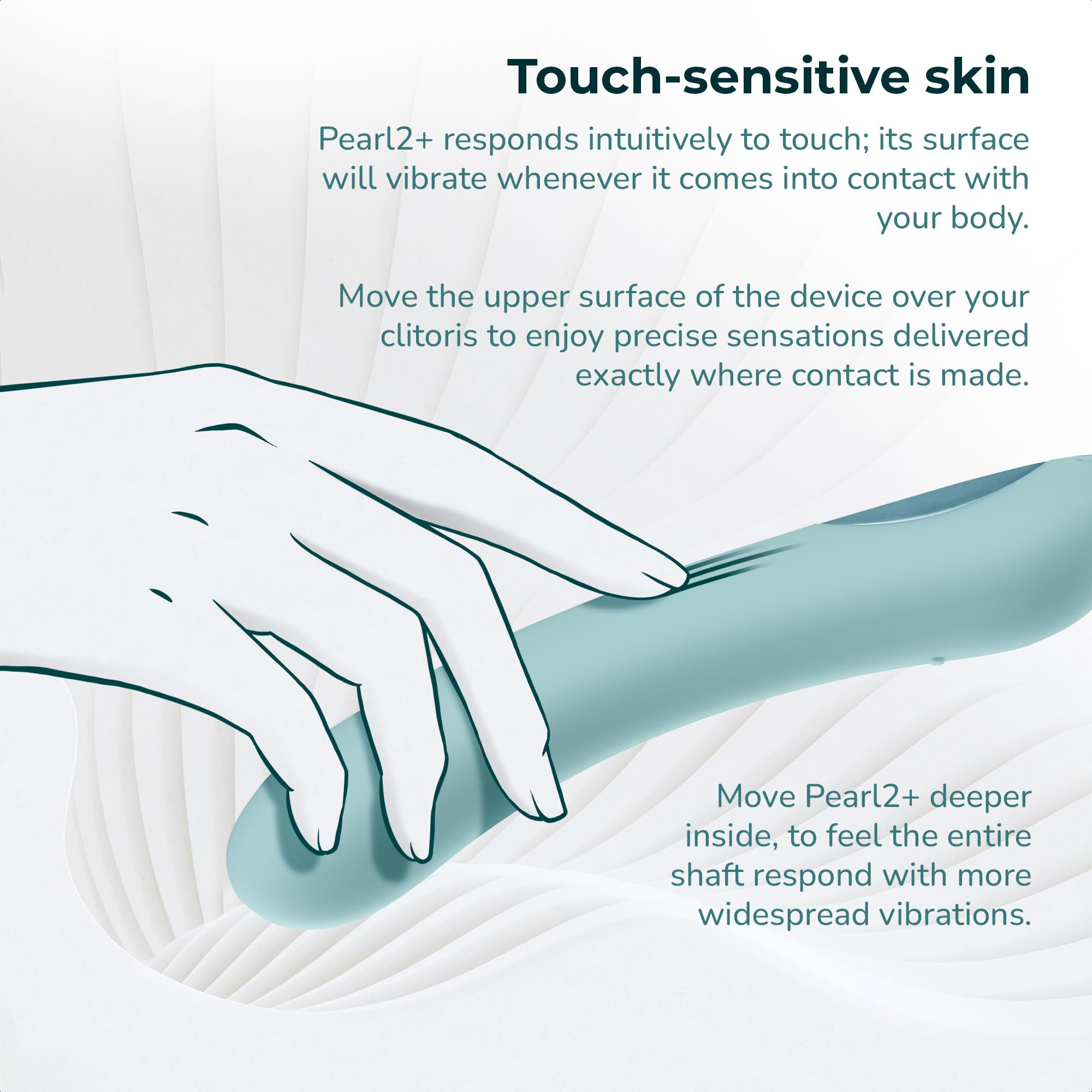 Premium Kiiroo Pearl2+ G Spot Vibrator for Women - Interactive Remote Control Dildo with FeelConnect App - Couples Sex Toy for Long Distance & Solo Play - Enhance Intimacy & Pleasure in Bedroom or Travel