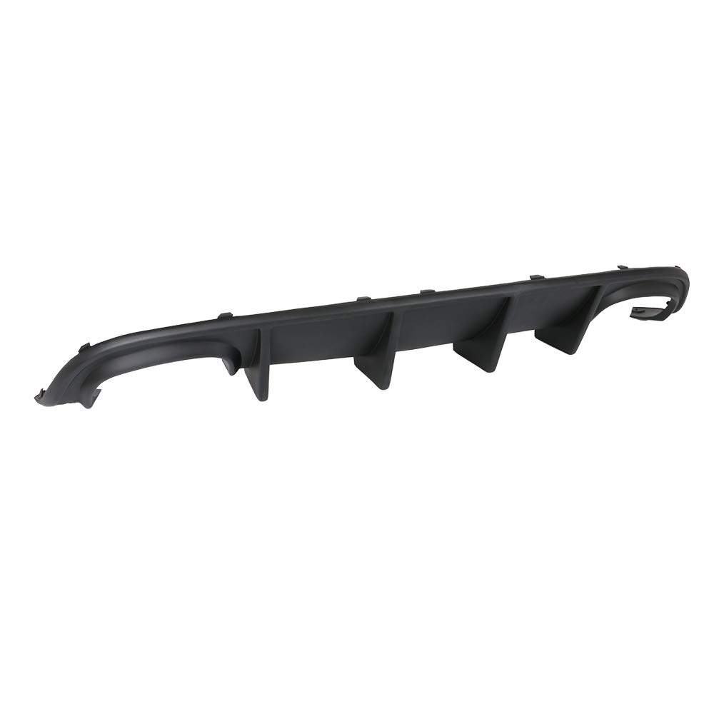 FREEMOTOR802 Rear Bumper Diffuser for 2015-2023 Dodge Charger SRT | Quad Exhaust Compatible | Unpainted Black PP Spoiler | Upgrade Your Car's Aerodynamics & Style