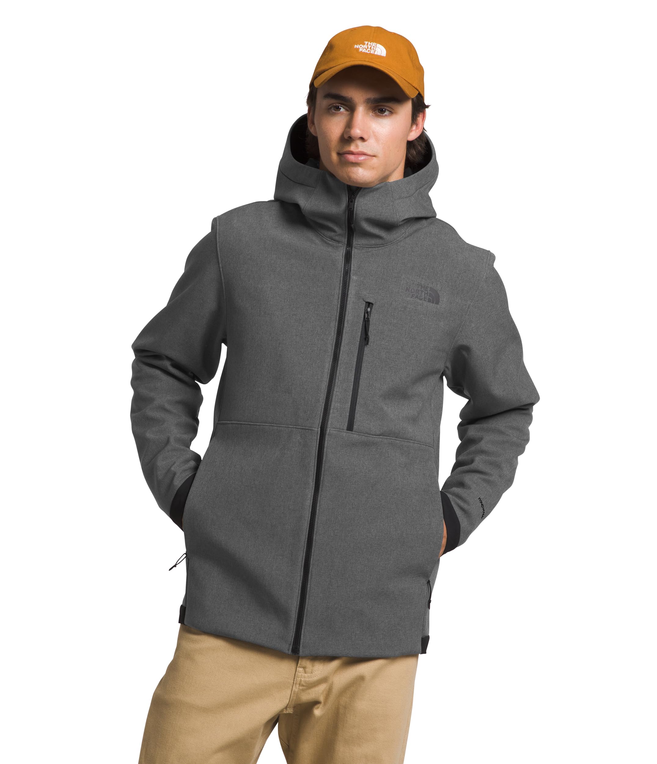THE NORTH FACE Men's Apex Bionic 3 Hooded Jacket - Water-Resistant, Lightweight Fleece for Hiking, Camping & Outdoor Adventures