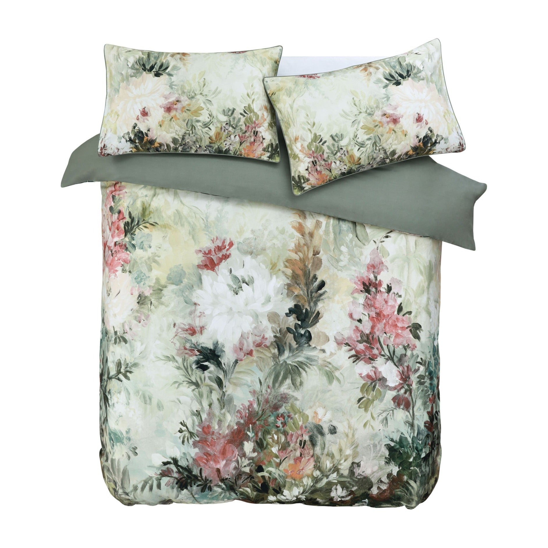 MM Linen Giverny Quilt Cover Set - Premium Cotton Bedding for a Cozy & Stylish Bedroom Retreat