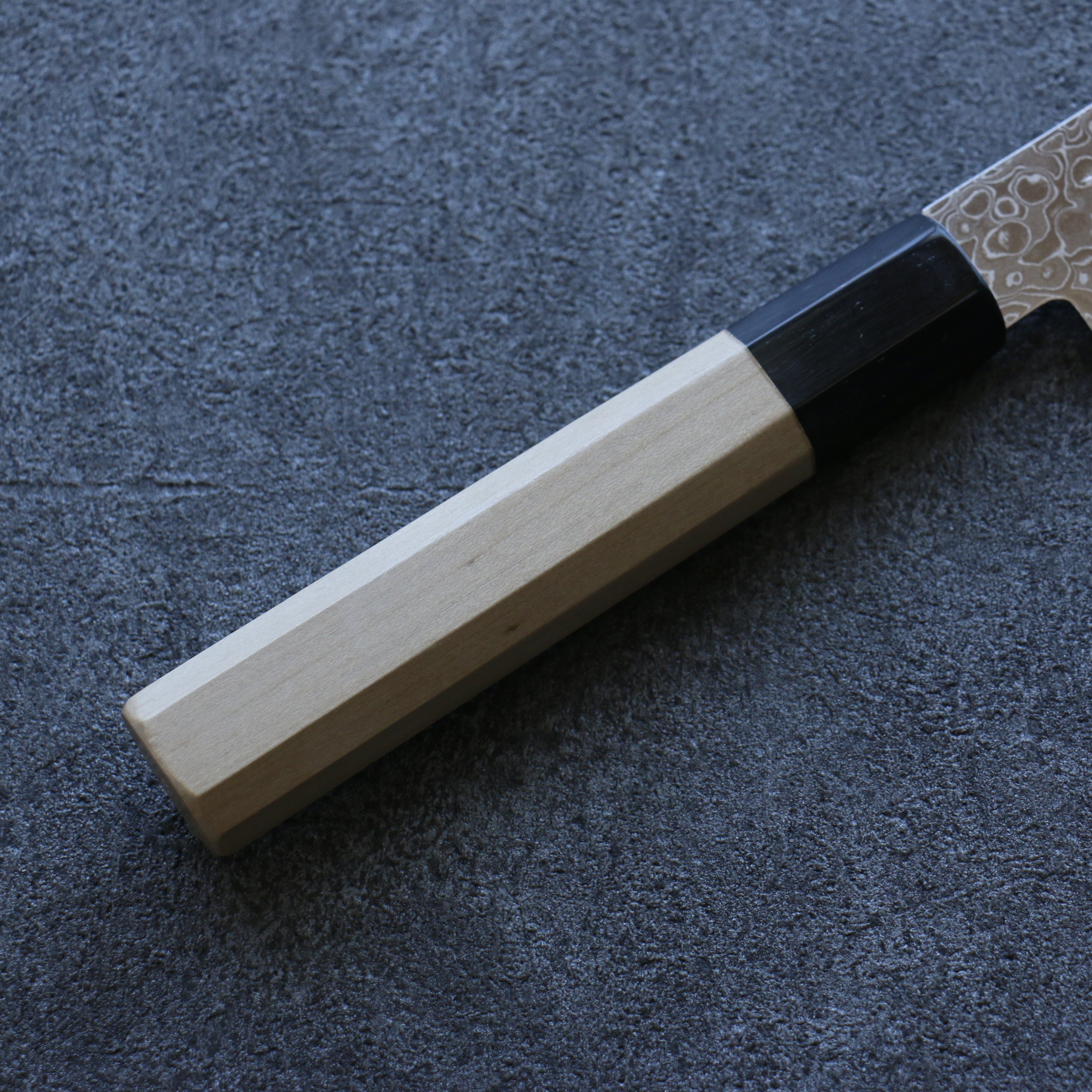 Premium Misuzu AUS10 Damascus Gyuto Chef Knife 210mm - Handcrafted Japanese Kitchen Knife with Magnolia Wood Handle - Perfect for Sushi, Meat Slicing & Professional Cooking