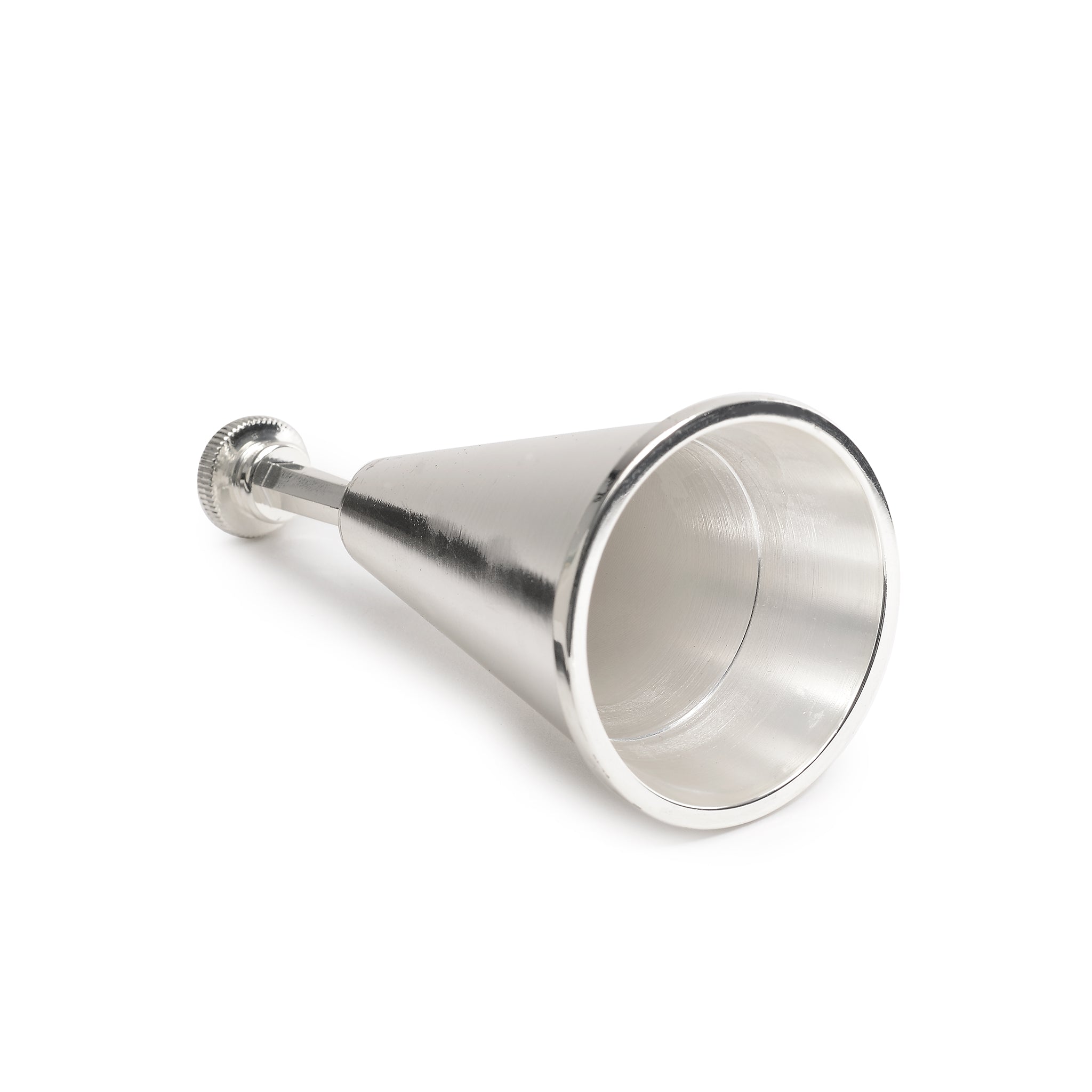 Premium Silver Plated EPNS Conical Jigger & Pony Jigger Set - 2oz Bar Measuring Cup for Cocktails, Mixology & Home Bartending - Perfect for Professional Bars, Home Use & Cocktail Parties