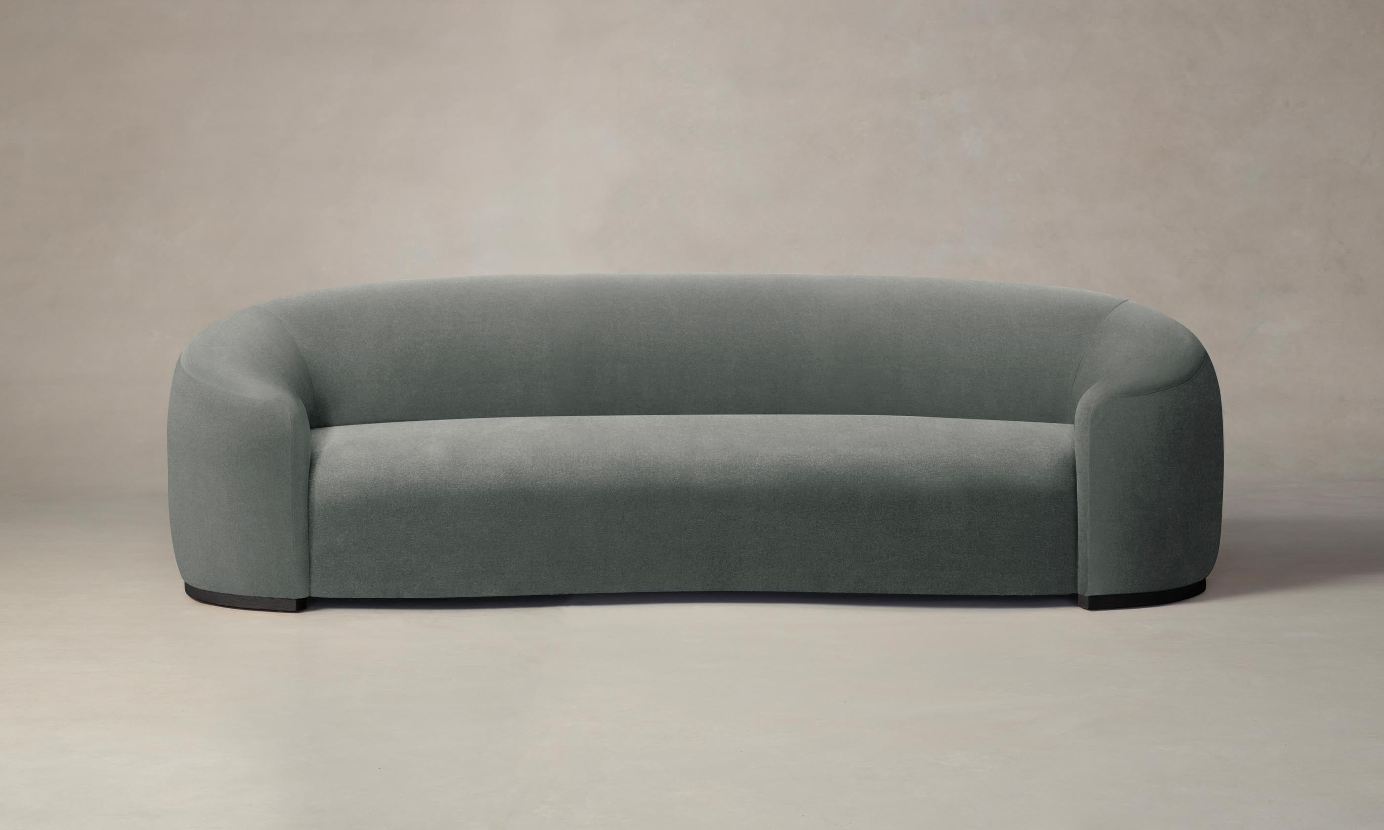 Luxury Chelsea Sofa with Premium Mohair Fabric in Elegant Fog Gray - Perfect for Living Room, Lounge, and Modern Home Decor