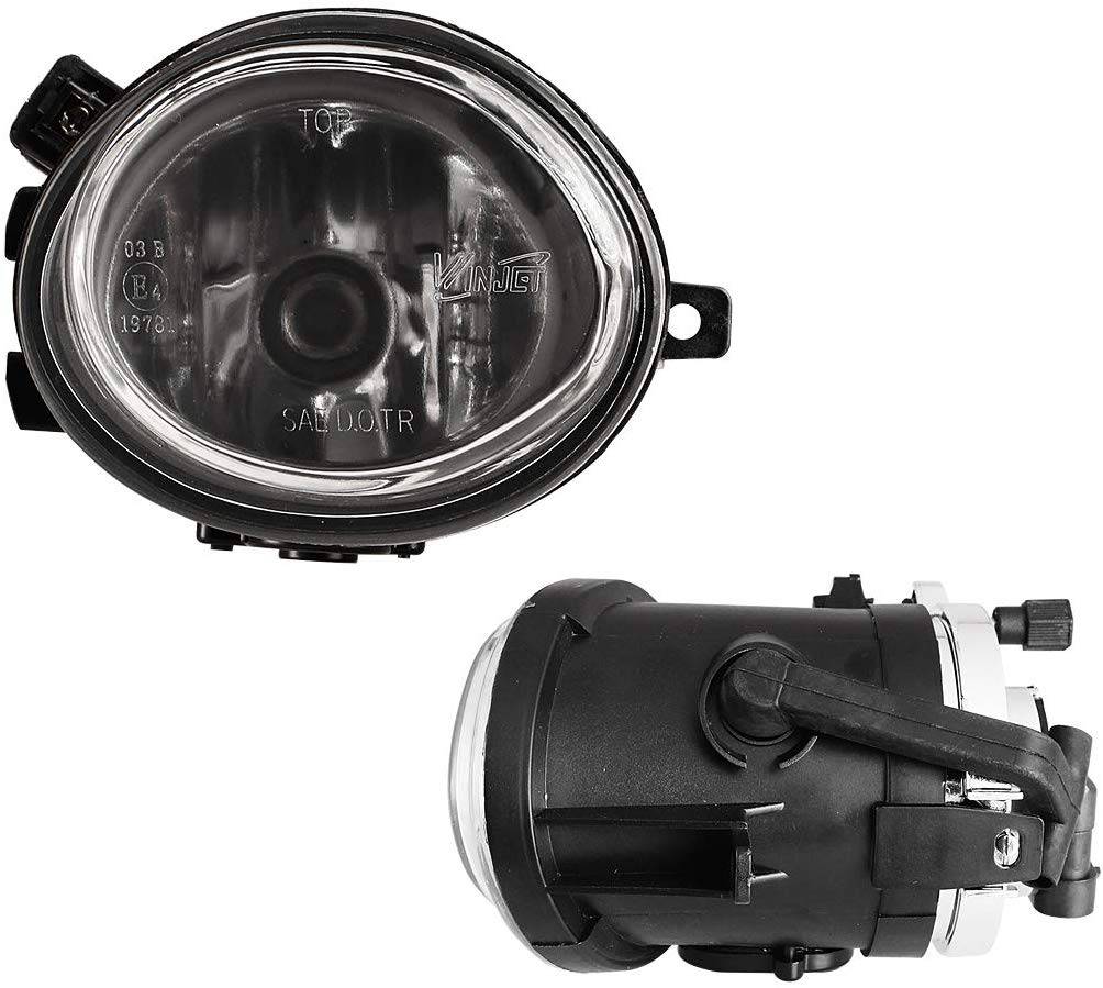 OEM Style Fog Light Kit for 2001-2005 BMW 3 Series E46 & 2000-2003 5 Series E39 M5 - Clear Lens - Perfect for Night Driving and Enhanced Visibility