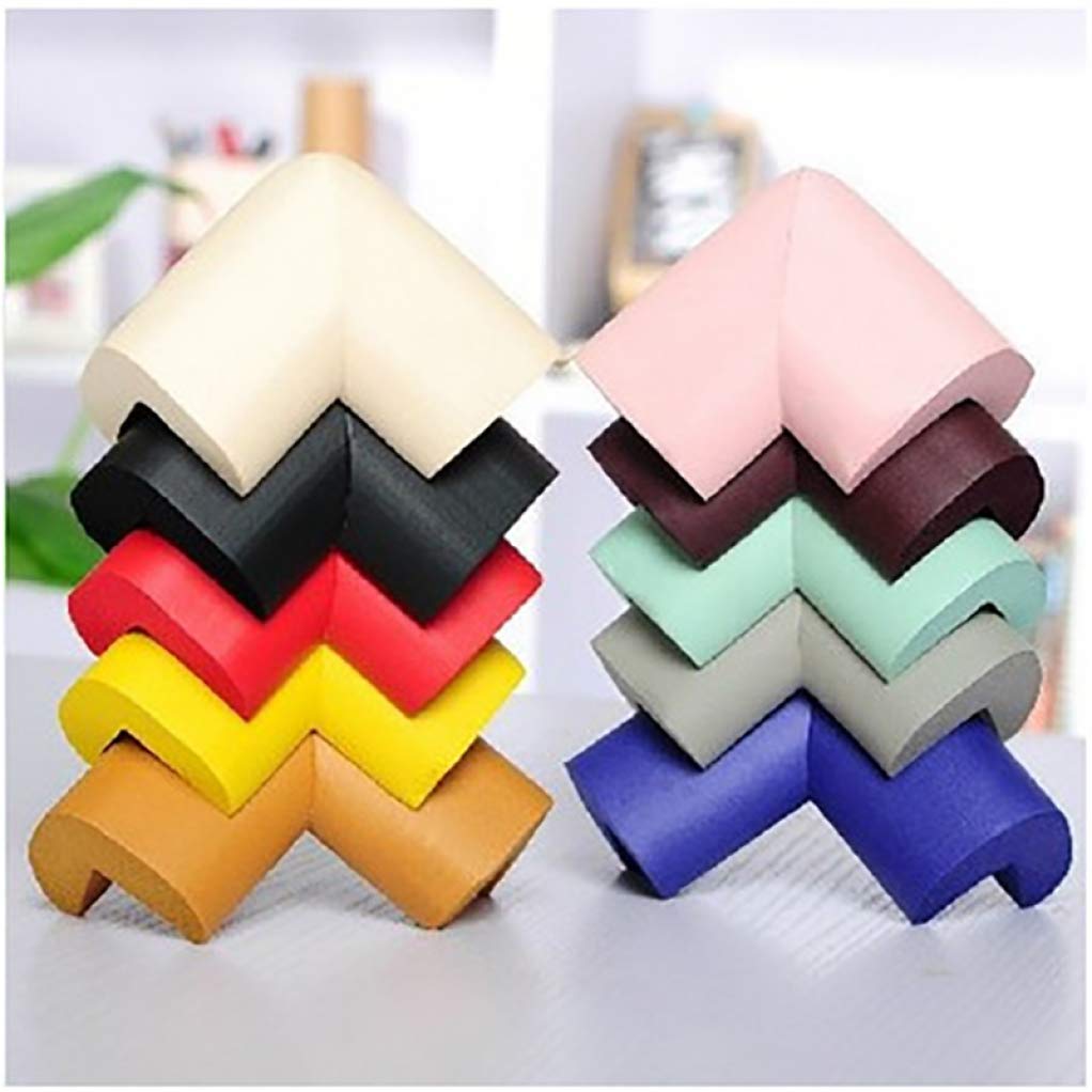 Soft Baby Proofing Corner Guards & Edge Protectors - 10 Pack Child Safety Furniture Bumpers for Tables, Sharp Corner Cushions - Perfect for Baby-Proofing Homes, Daycares & Nurseries