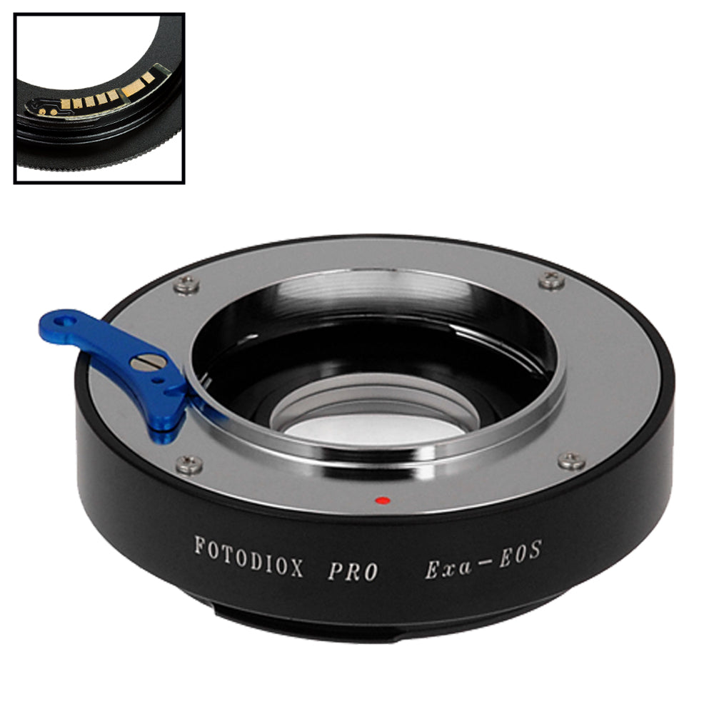 Fotodiox Pro Lens Mount Adapter - Exakta & Auto Topcon SLR Lens to Canon EOS EF/EF-S Camera Adapter with v10 Focus Confirmation Chip - Perfect for DSLR Photography & Videography