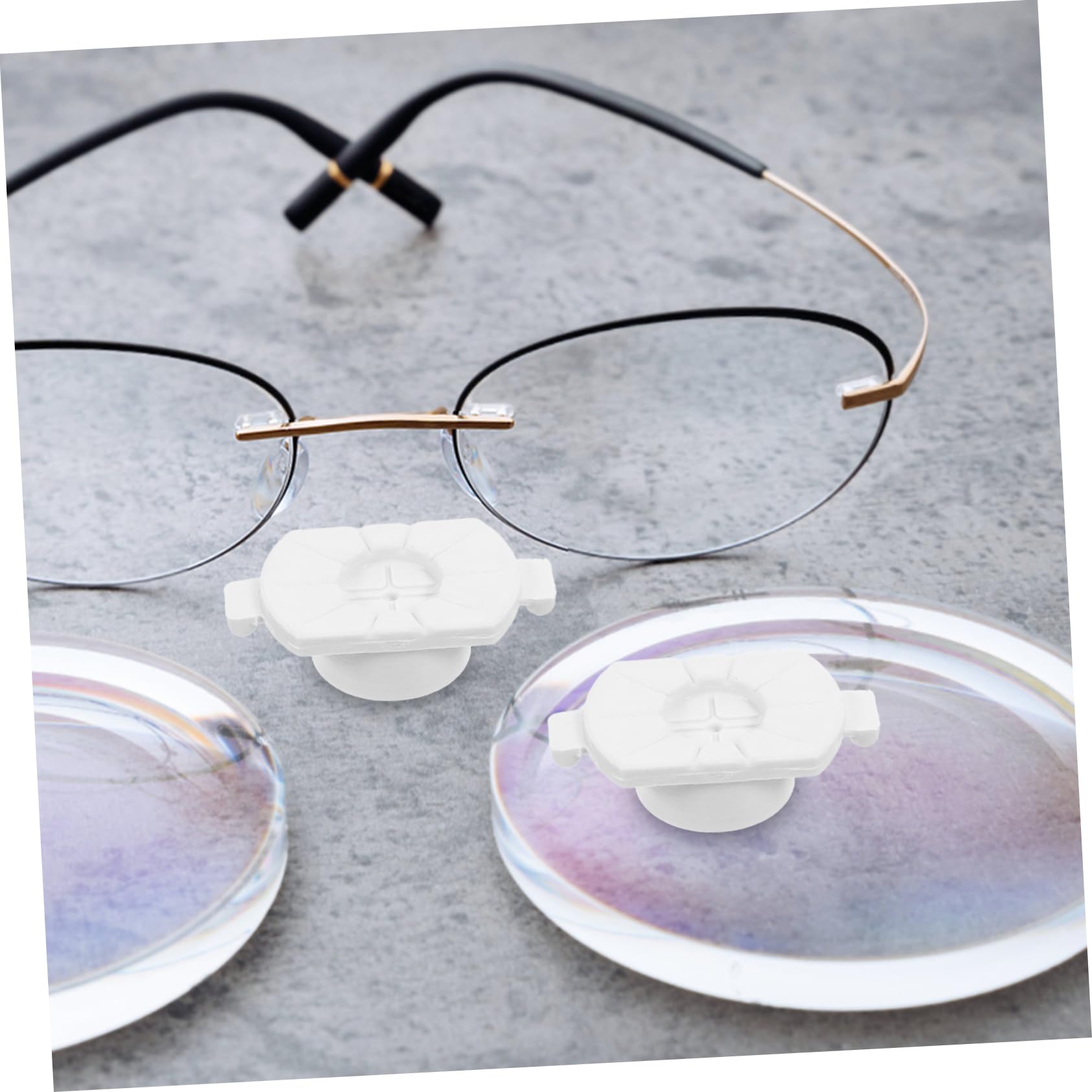 COLLBATH 2-Pack Milling Machine Edge Grinding Accessories - Suction Cups for Glasses Lens Edges, Replacement Parts for Eyeglass Edge Machines | Perfect for Optical Workshops & Lens Processing