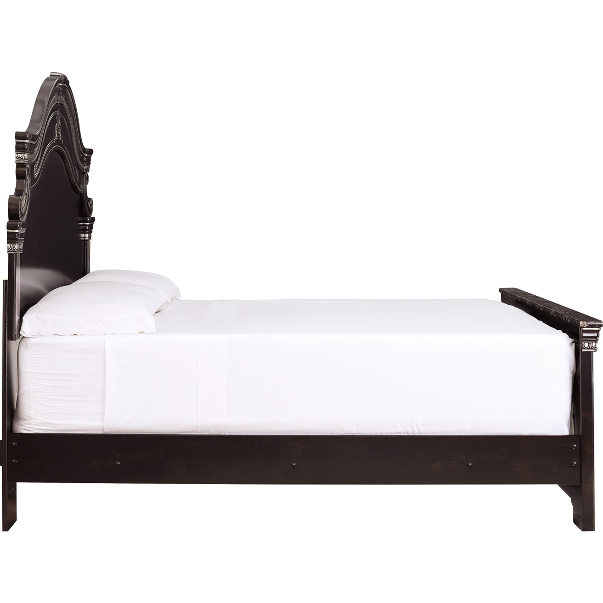 Ashley Necessities 3-Piece Panel Bed Set - Queen Size Bed Frame with Headboard & Footboard - Modern Bedroom Furniture for Master & Guest Rooms