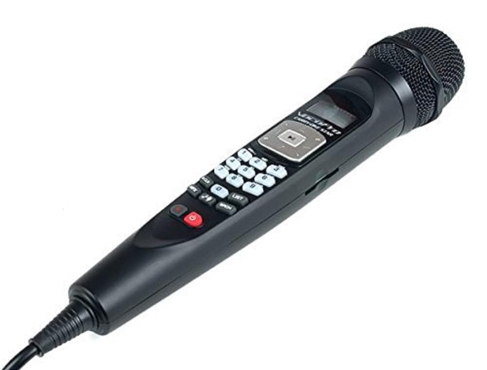VocoPro Compact Black Plug-In Portable Karaoke System - Perfect for Home Parties, Travel & Outdoor Singing