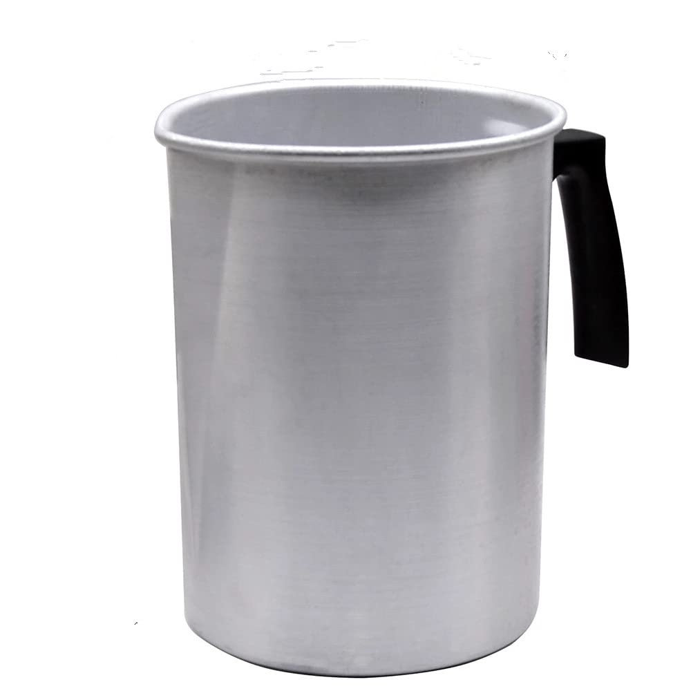 3L Stainless Steel Candle Wax Melting Pot - DIY Candle Making Pouring Cup for Home, Craft & Candle Stores - Perfect for Soy Wax, Beeswax & Paraffin Melting