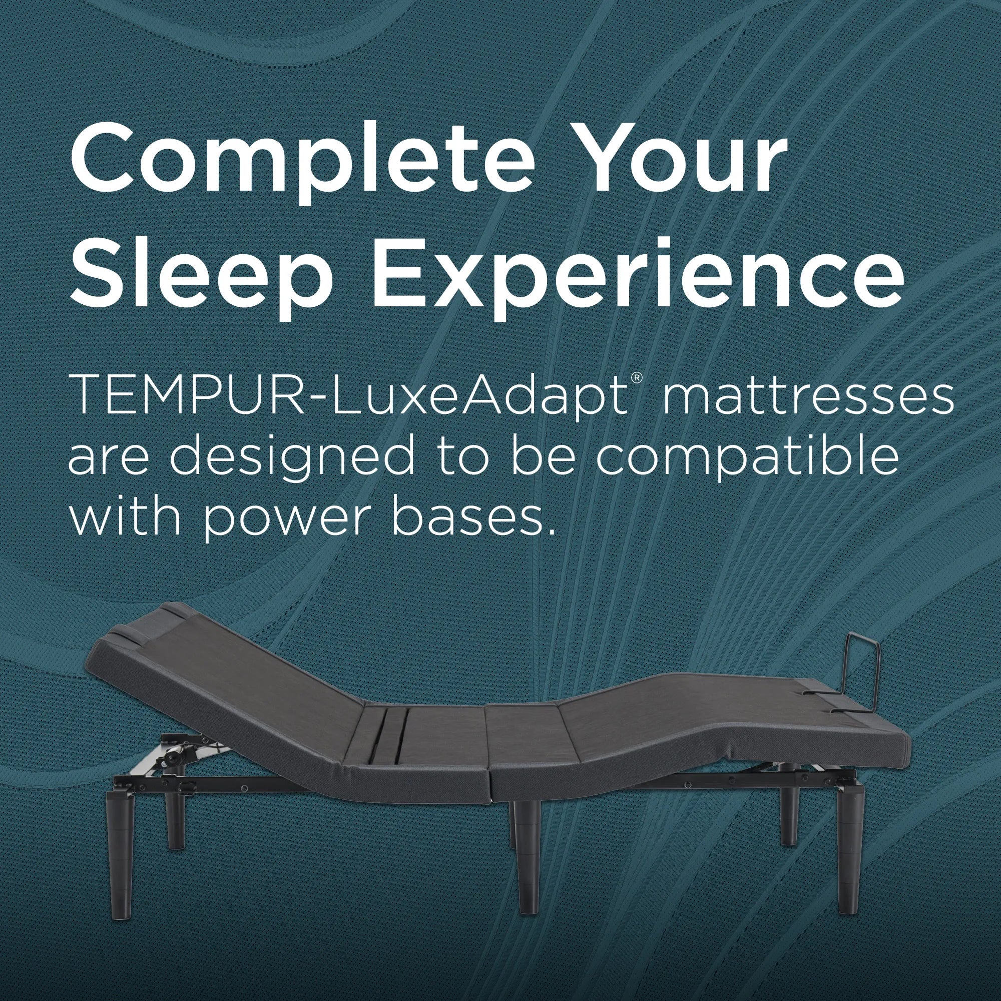 TEMPUR LuxeAdapt® Firm Mattress - Premium Memory Foam for Back Support & Pressure Relief - Ideal for Side, Back & Stomach Sleepers