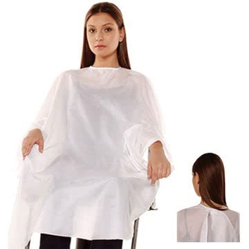 20Pcs Disposable Hair Cutting Capes for Salon & Barber - Waterproof Styling Cape for Hair Dye, Perm, Haircuts - Plus Size Barber Cape for Beauty Salon & Home Use