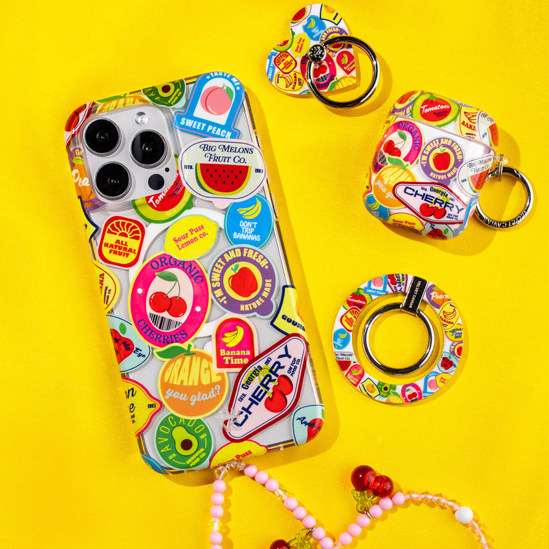 Juicy Fruits AirPod Case - Cute & Durable Protective Cover for Apple AirPods 1/2/3 & Pro - Perfect for Gym, Travel & Everyday Use