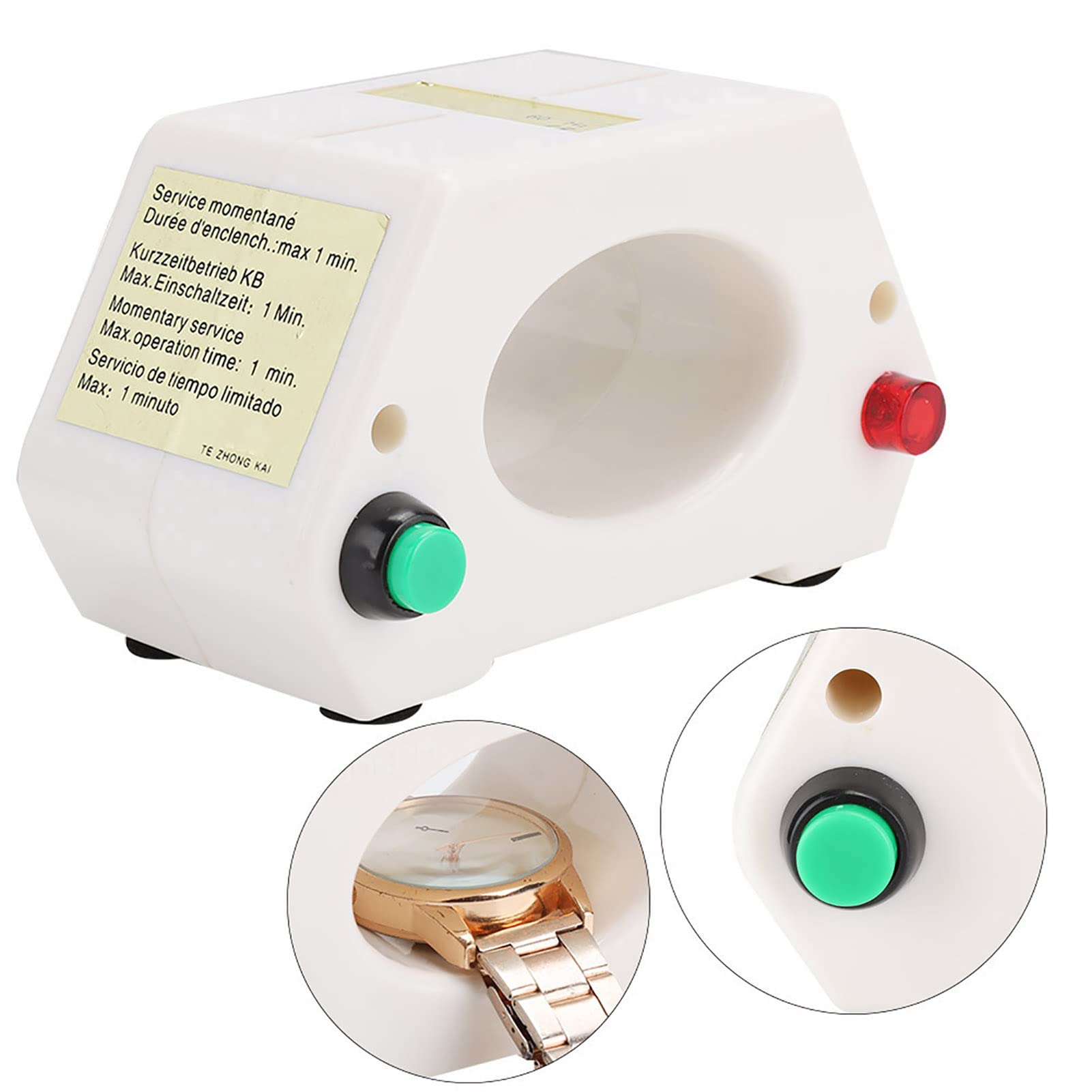 Professional Watch Demagnetizer - Lightweight Mechanical Tool for Watch Repair (US Plug) - Perfect for Watchmakers & Repair Workers