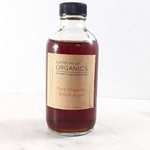 Organic Witch Hazel Facial Toner for Acne & Blemishes | Natural Skin Neutralizer by Butter Me Up Organics | Perfect for Daily Skincare & Post-Shave Soothing