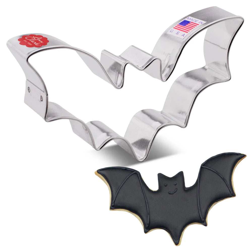 Halloween Bat Cookie Cutter Set - Stainless Steel 3D Cookie Cutters for Baking, DIY Cookies, Cupcake Decorations - Perfect for Halloween Parties, Christmas, Birthday Celebrations