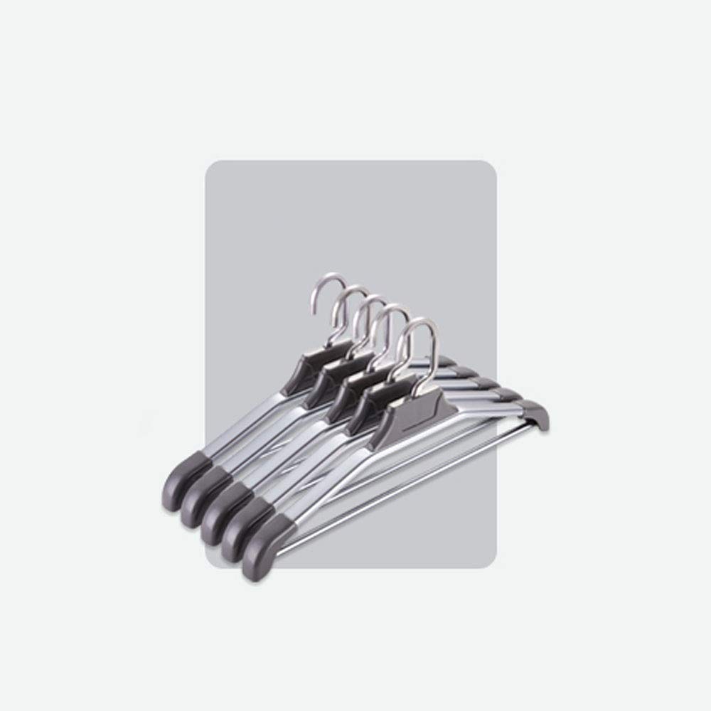 Premium Aluminum Alloy Non-Slip Clothes Hangers - Wide Shoulder Seamless Garment Hangers for Bedroom, Closet & Balcony Organization (Gray) - Perfect for Space-Saving Wardrobe Storage & Delicate Clothing Care