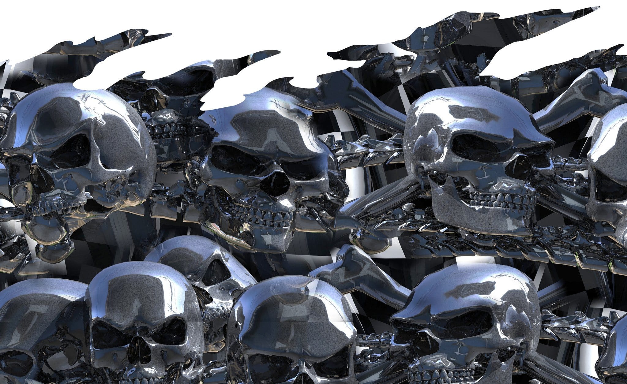 Chrome Skull Half Wrap Decal for Cars & Trucks - Custom Vinyl Sticker for Vehicle Hood, Doors & Windows - Perfect for Halloween, Car Shows & Off-Road Adventures