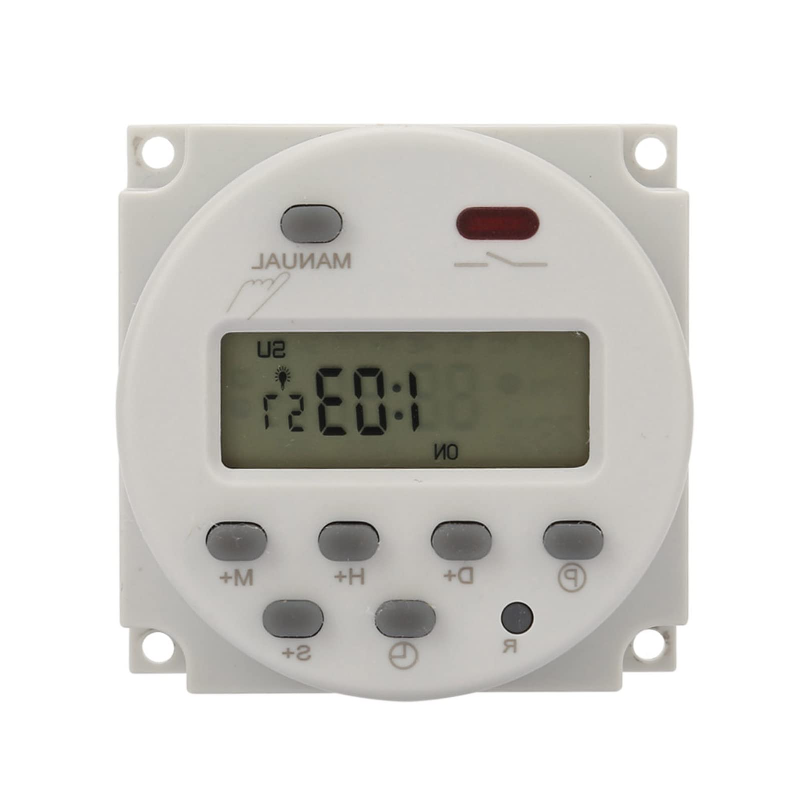 High Accuracy Timer Switch - Anti-Interference 5VA Relay for Street Lamps | Outdoor Lighting Control | Energy Saving & Weatherproof Electrical Switch for Parking Lots, Gardens & Pathways