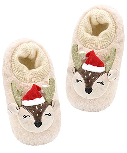 Panda Bros Women's Cozy & Warm Animal Slipper Socks with Non-Slip Grippers - Soft House Socks for Indoor Comfort, Winter Warmth & Cute Homewear