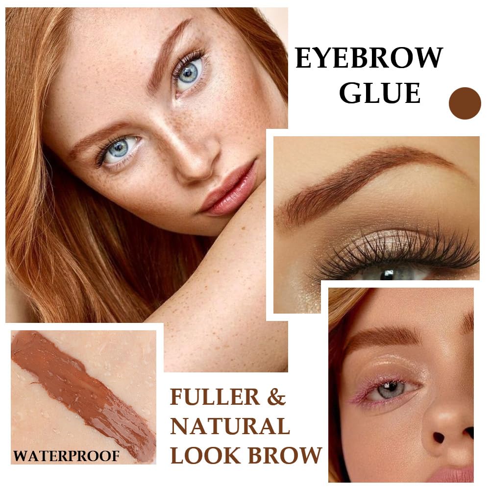 Kaely Thickening Brow Mascara - Waterproof Tinted Eyebrow Gel for Defined Brows, Vegan & Cruelty-Free Eyebrow Makeup (04 Rich Auburn) - Perfect for Everyday Wear, Special Occasions & Busy Lifestyles